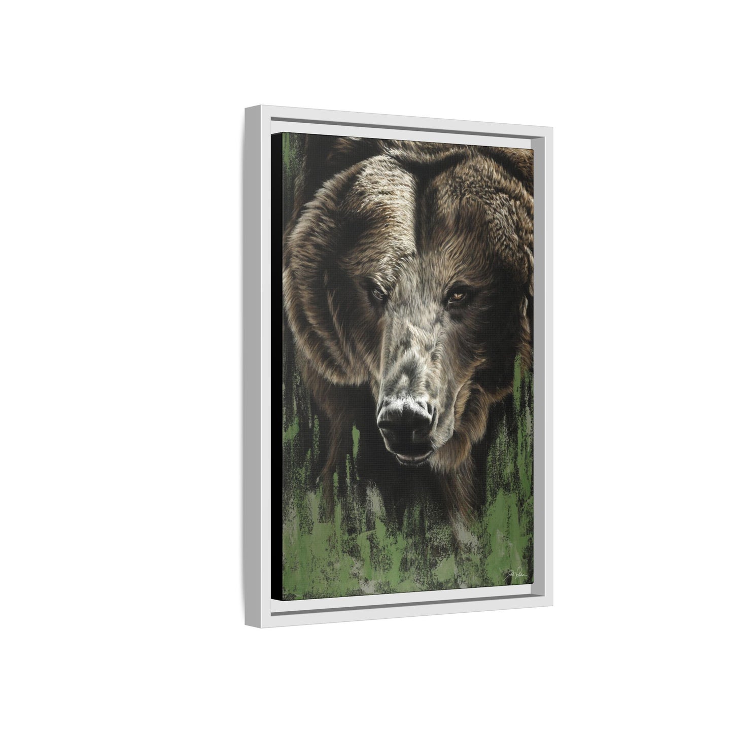 "Beast" Framed Canvas