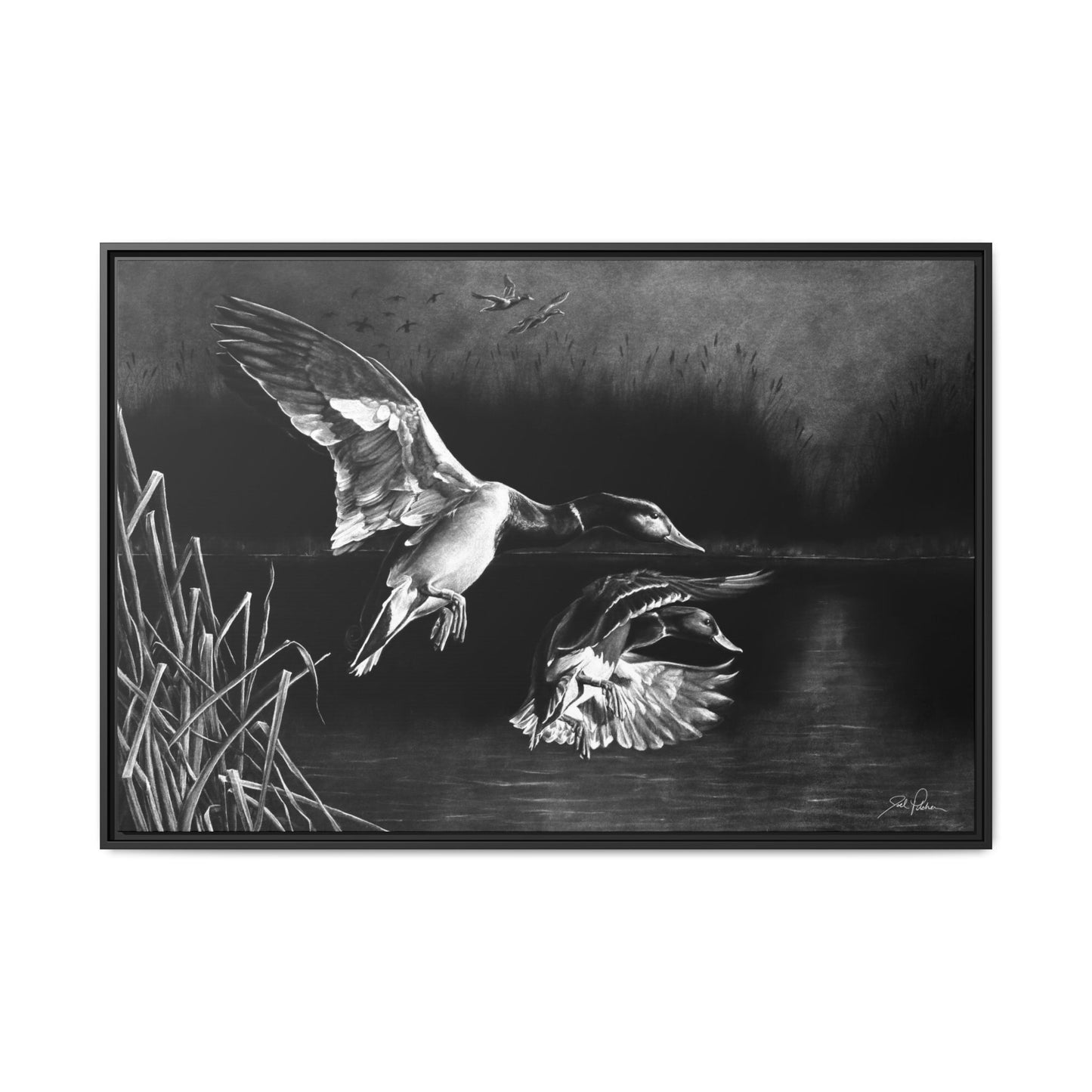 "Banded Brothers" Framed Canvas