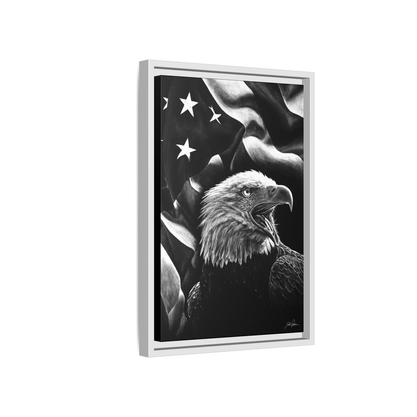 "American Eagle" Framed Canvas