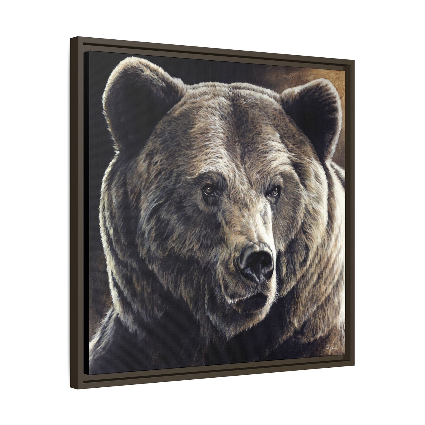 "Kodiak" Framed Canvas