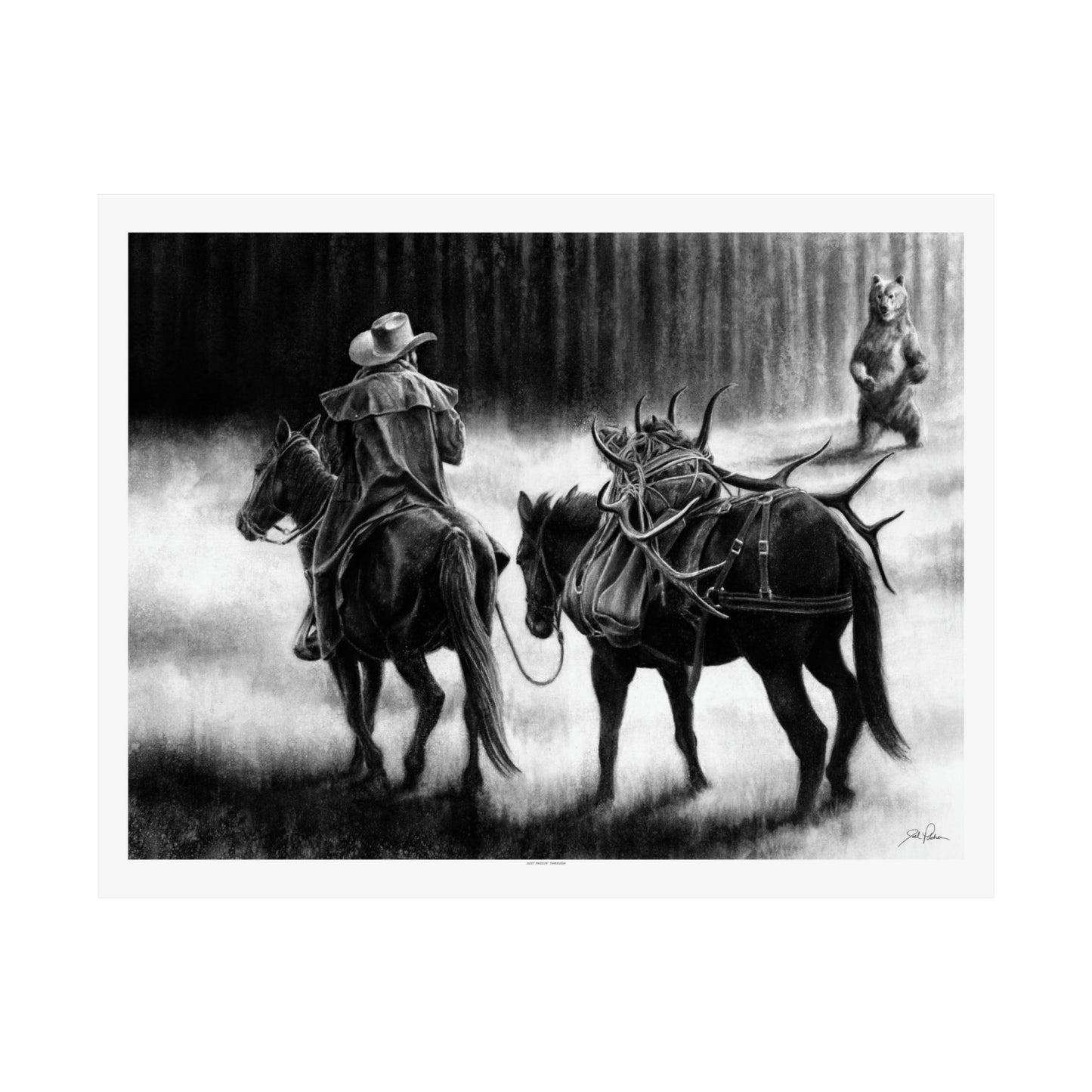 "Just Passin' Through" Premium Matte Paper Print