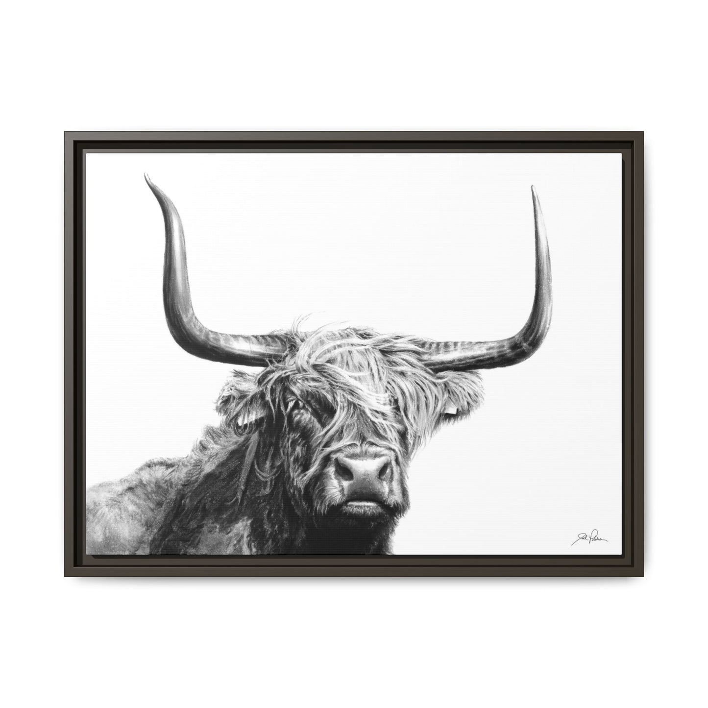 "Highlander" Framed Canvas