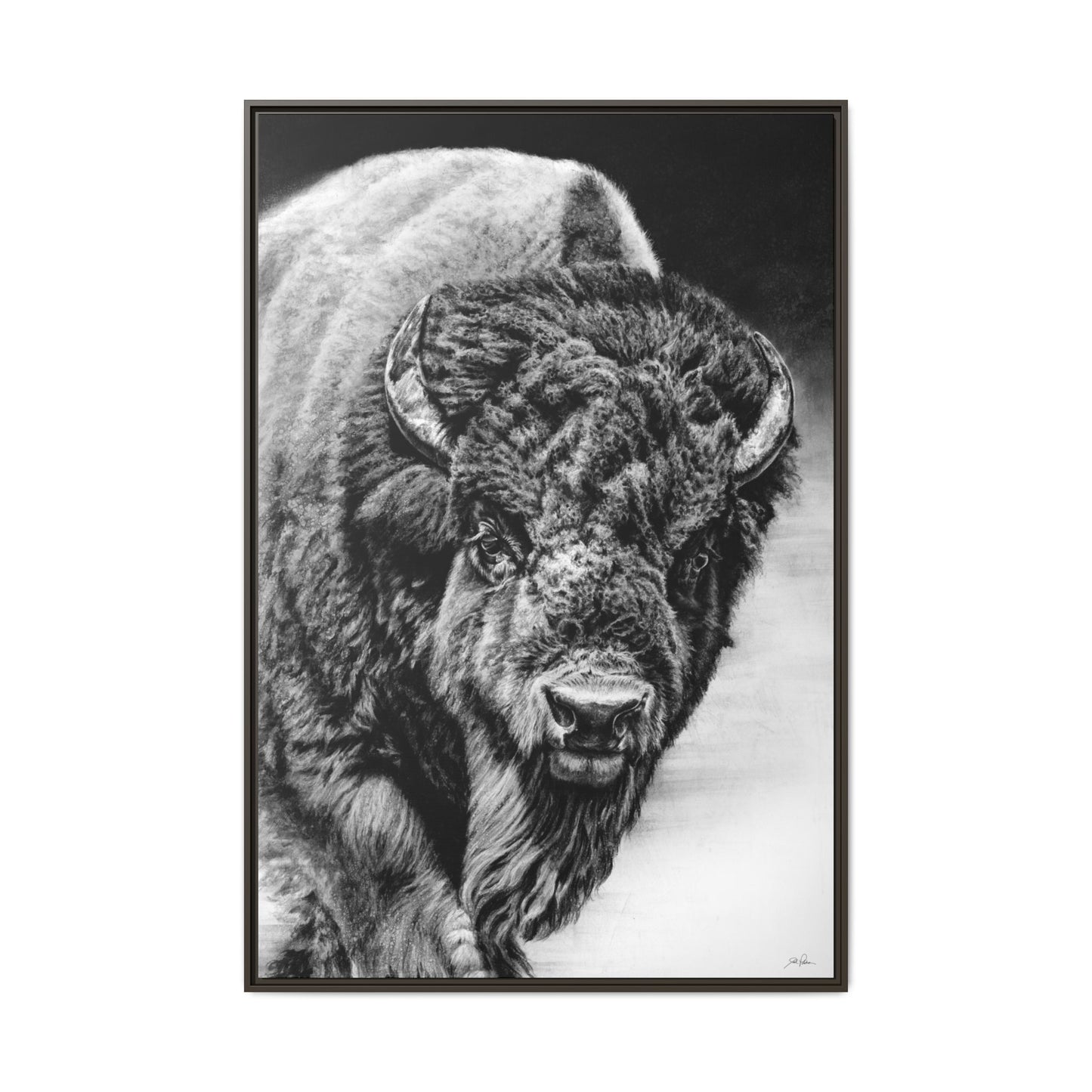 "Heavyweight Champ" Framed Canvas