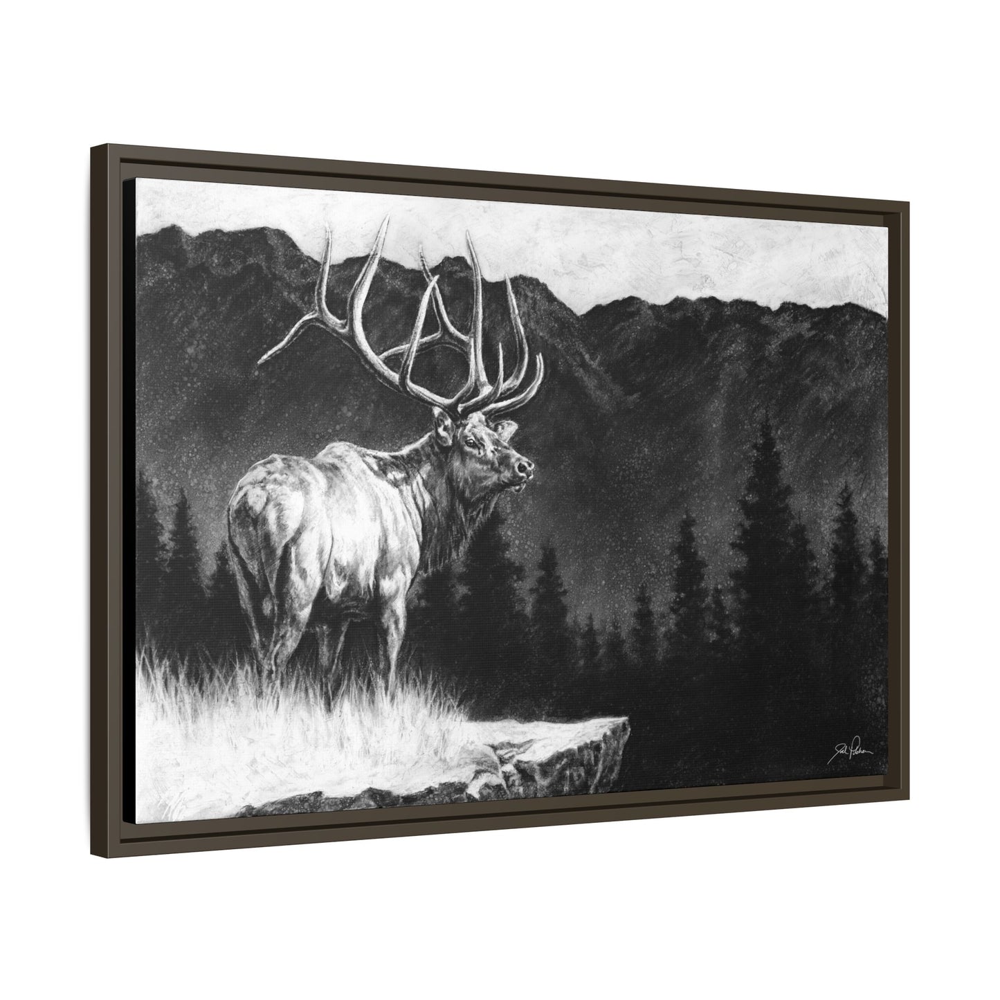 "Relentless" Framed Canvas