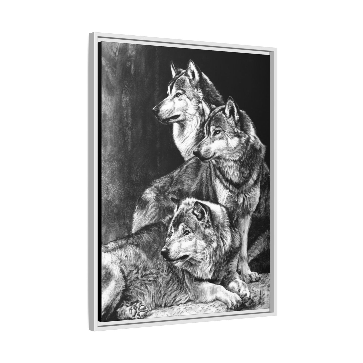 "Sentinels" Framed Canvas