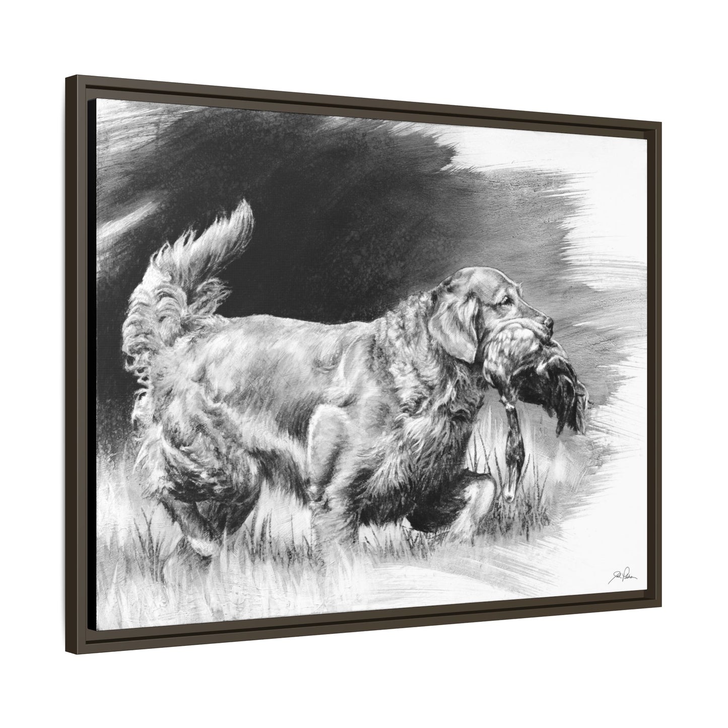 "Good Dog" Framed Canvas