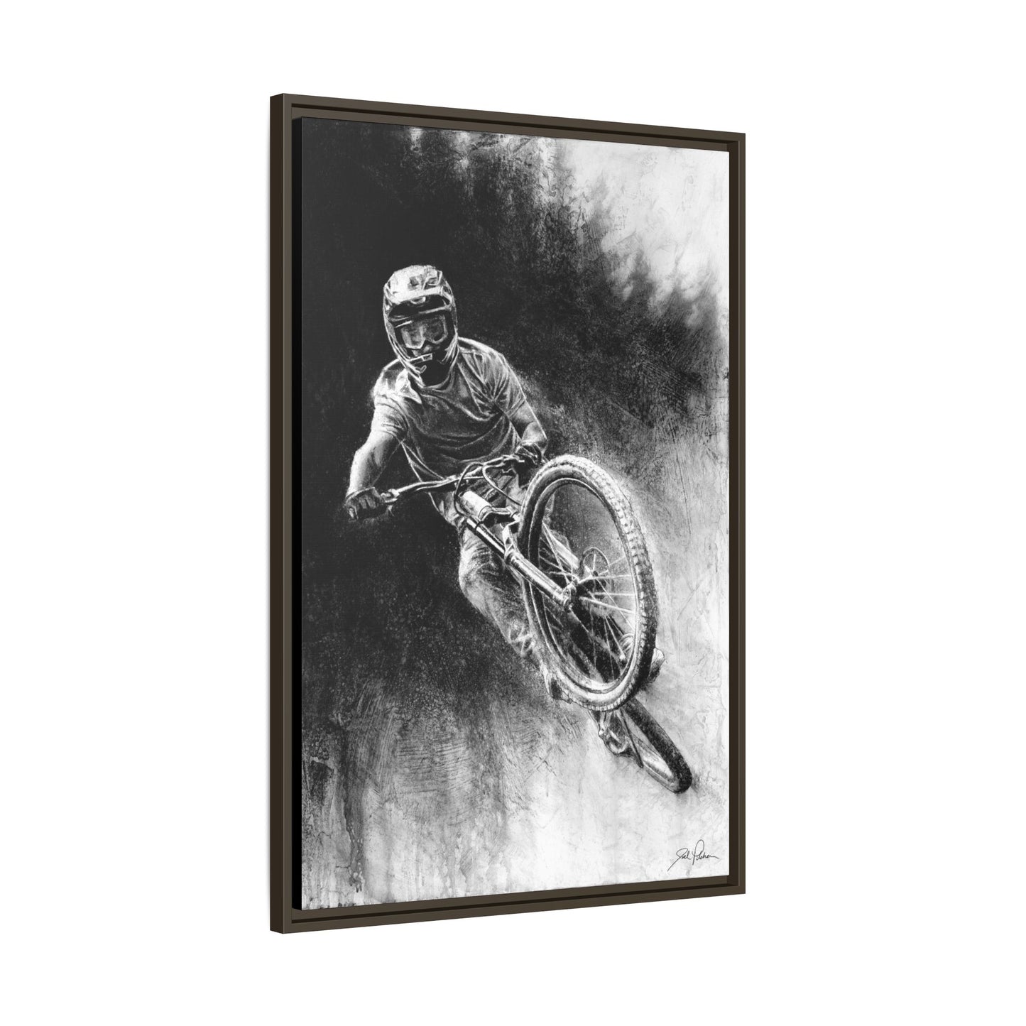 "Mountain Air" Framed Canvas