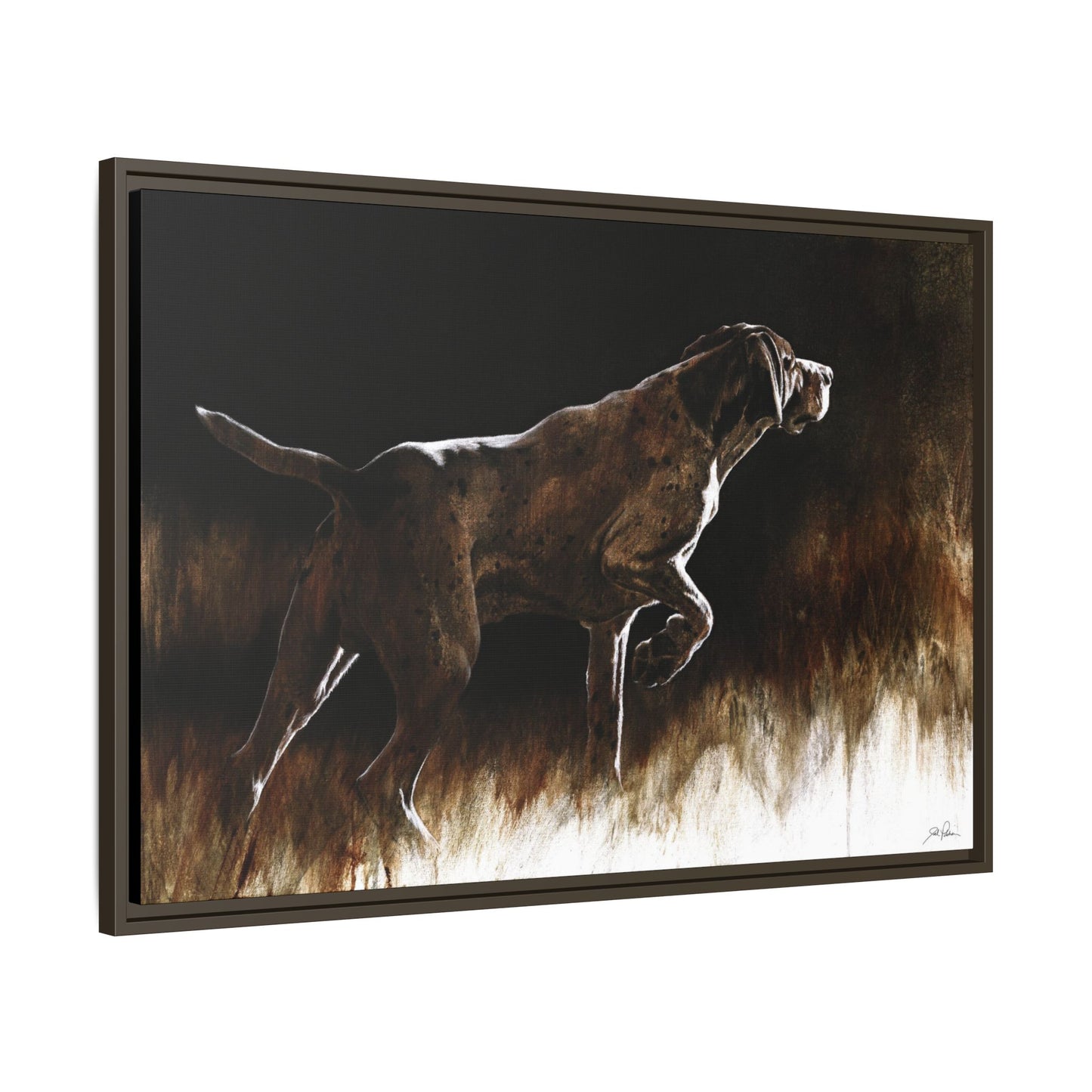 "On Point" Framed Canvas