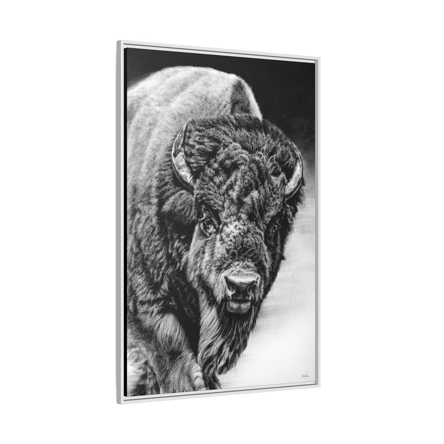 "Heavyweight Champ" Framed Canvas