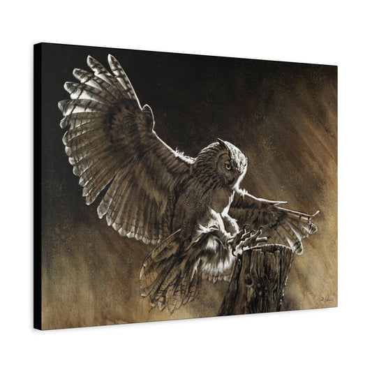 "Night Shift" Stretched Canvas