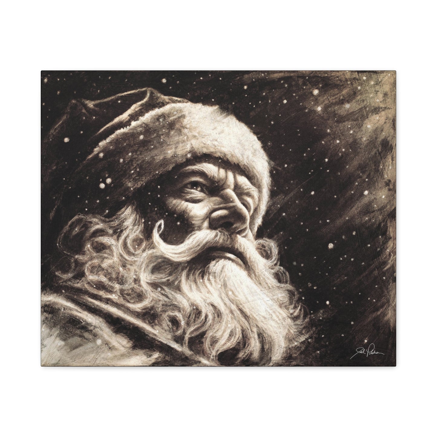 "Kris Kringle" Stretched Canvas