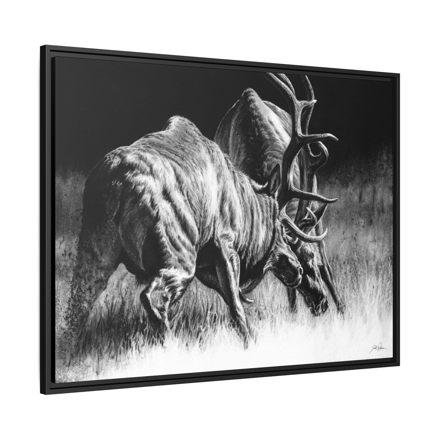 "Winner Takes All" Framed Canvas
