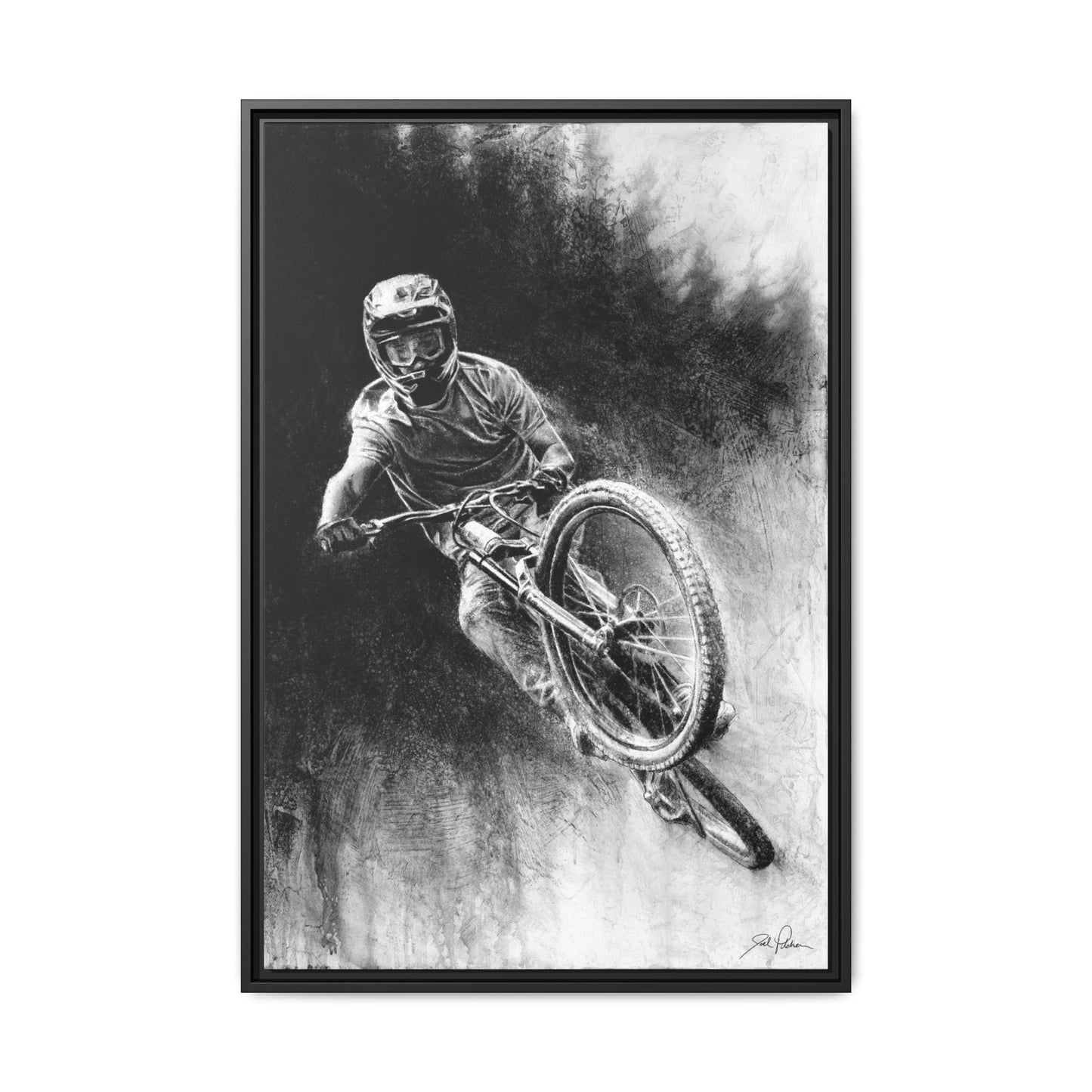 "Mountain Air" Framed Canvas
