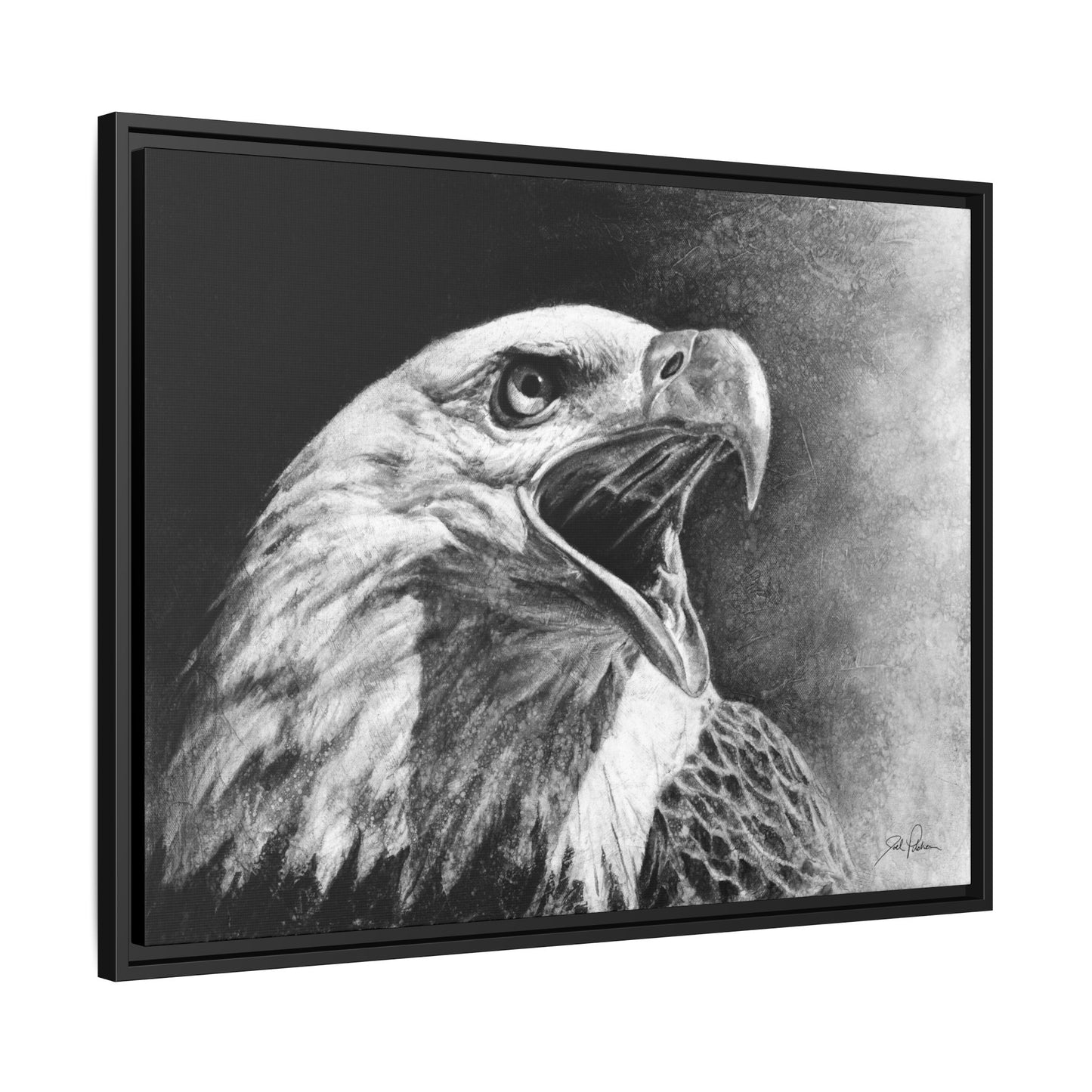 "Bald Eagle" Framed Canvas