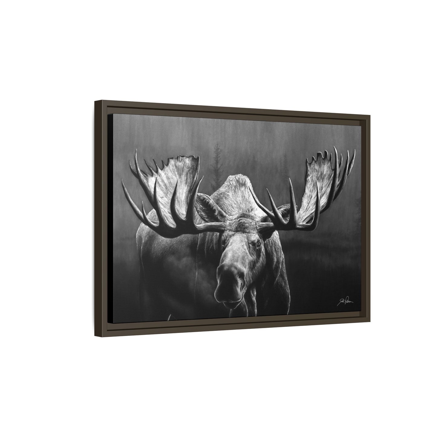 "Wide Load" Framed Canvas