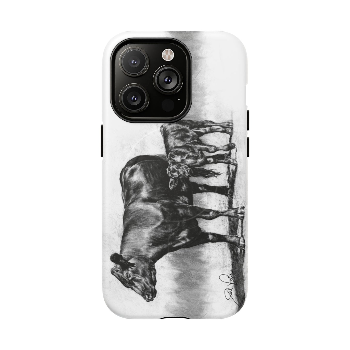 "Mama Cow & Calf" Magnetic Tough Case