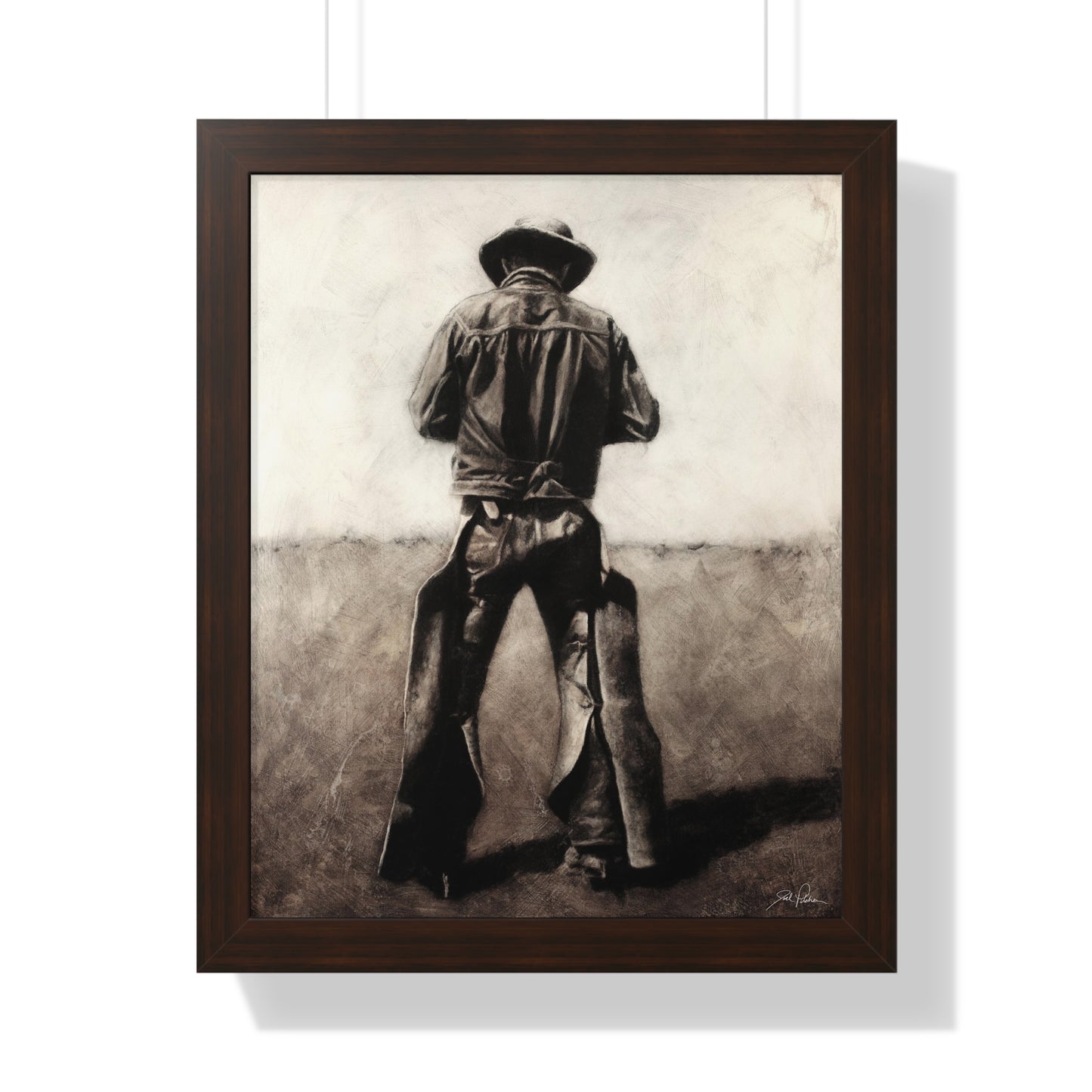 "Cowboy" Framed Paper Print