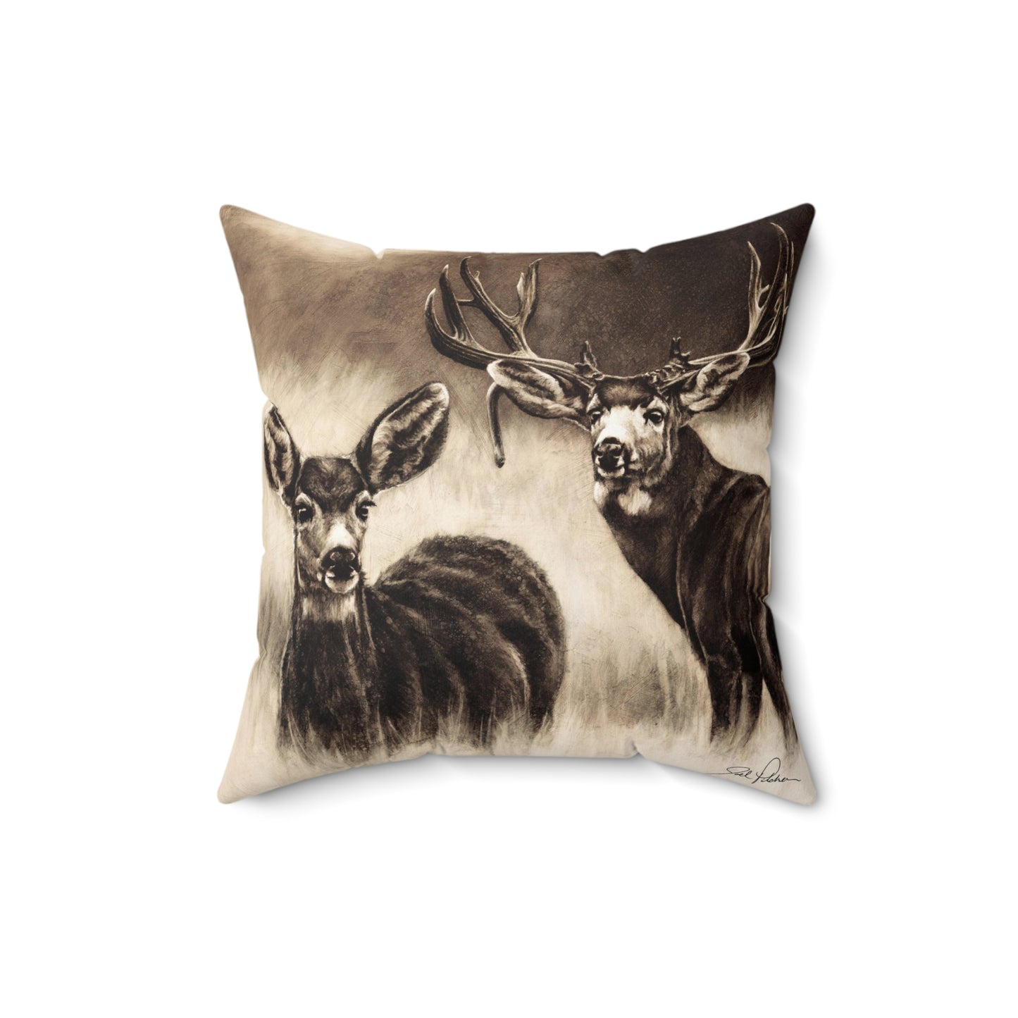 "Couples Retreat" Square Pillow