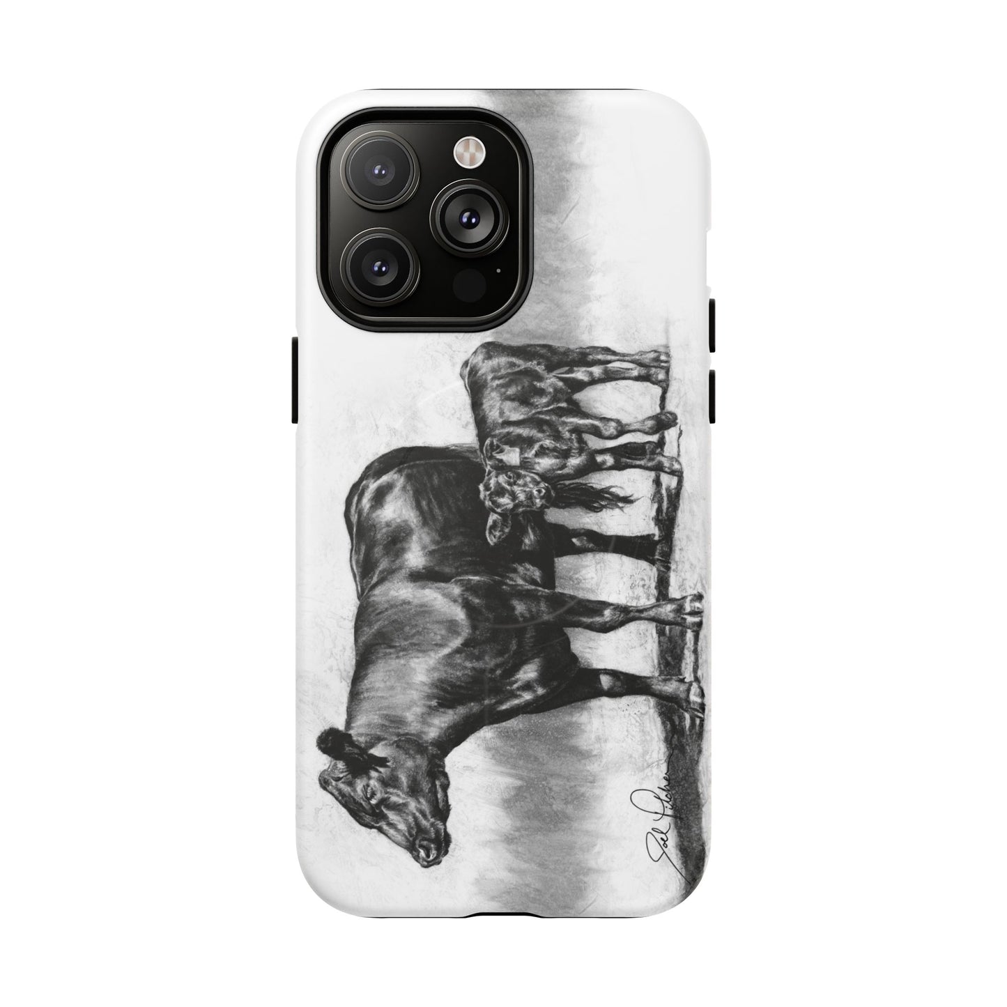 "Mama Cow & Calf" Magnetic Tough Case