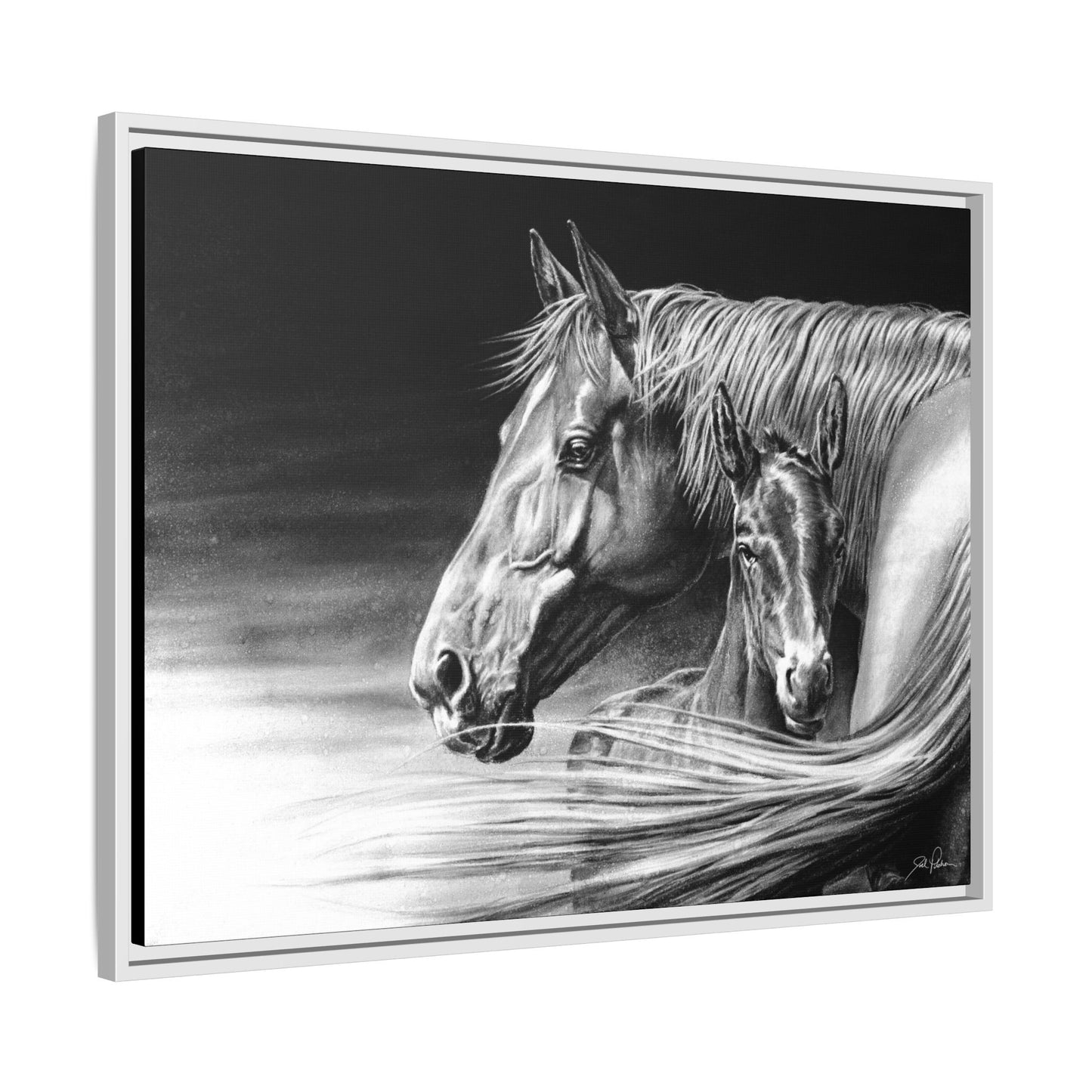 "Safe and Sound" Framed Canvas