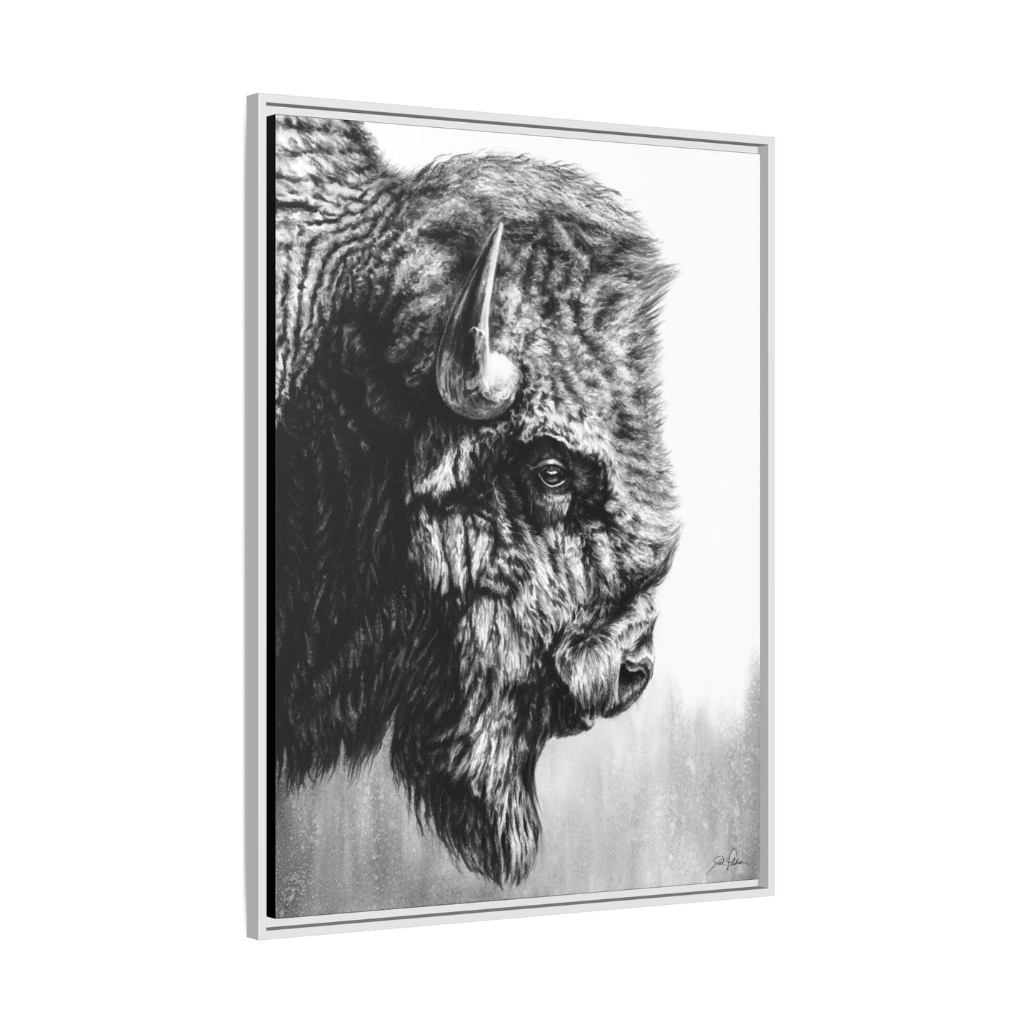 "Headstrong" Framed Canvas