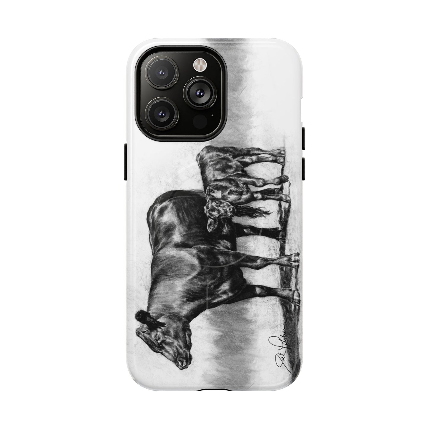"Mama Cow & Calf" Magnetic Tough Case