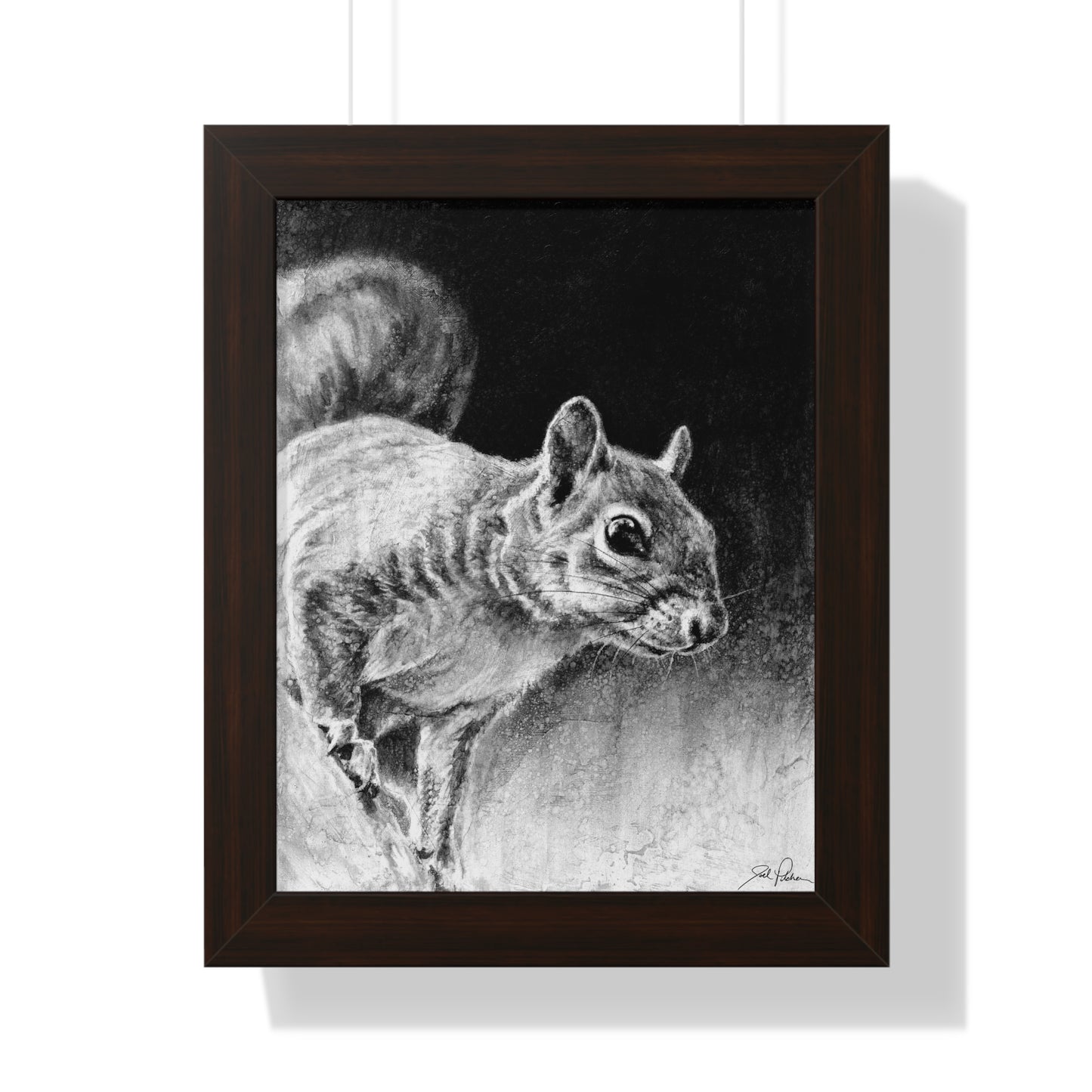 "Squirrel" Framed Paper Print