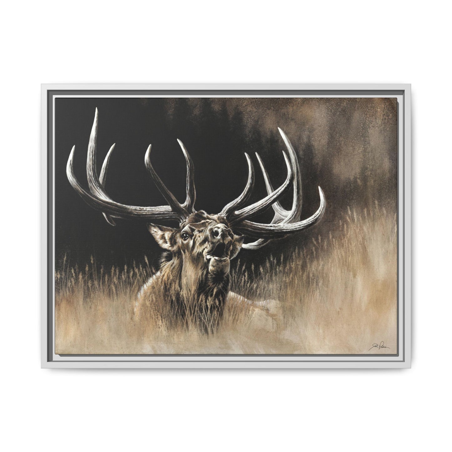 "Wake Up Call" Framed Canvas