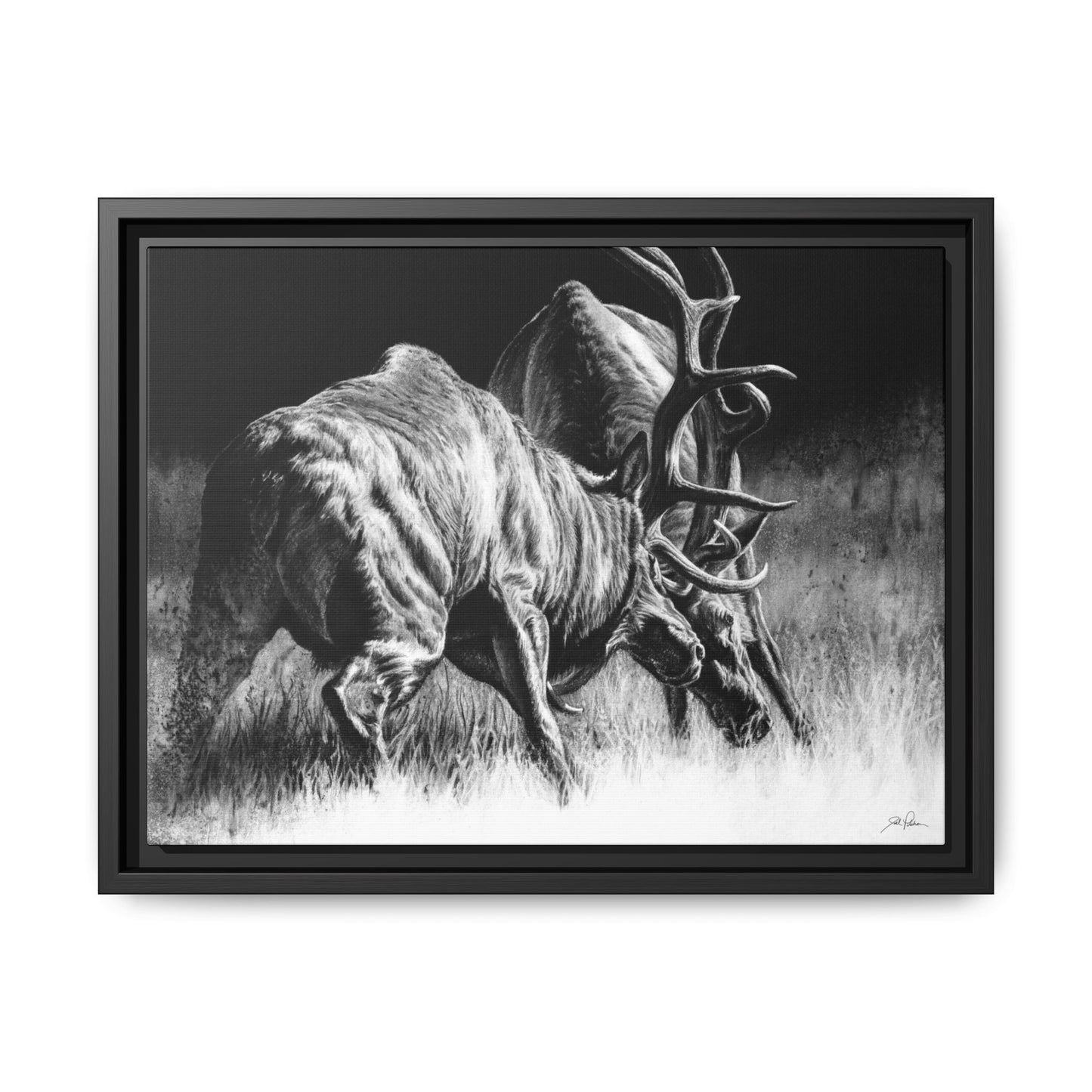 "Winner Takes All" Framed Canvas