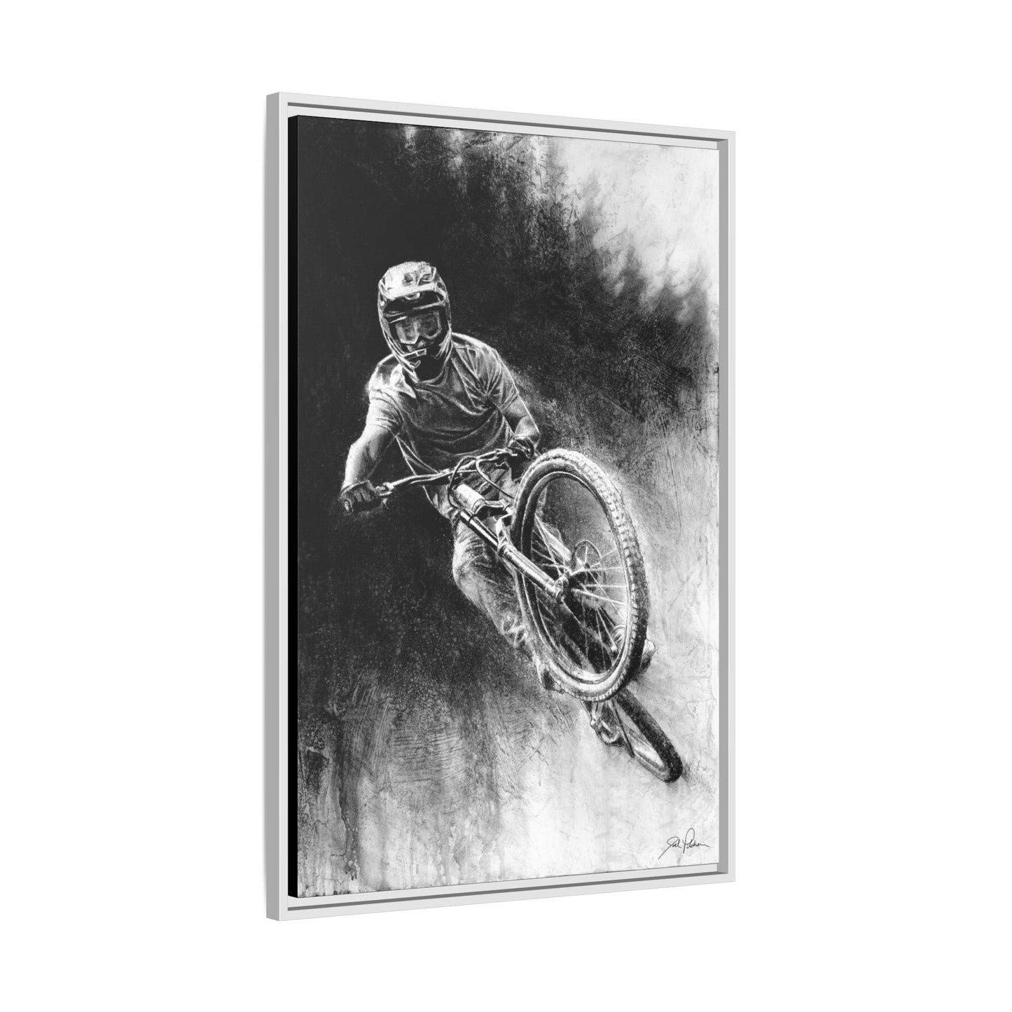 "Mountain Air" Framed Canvas