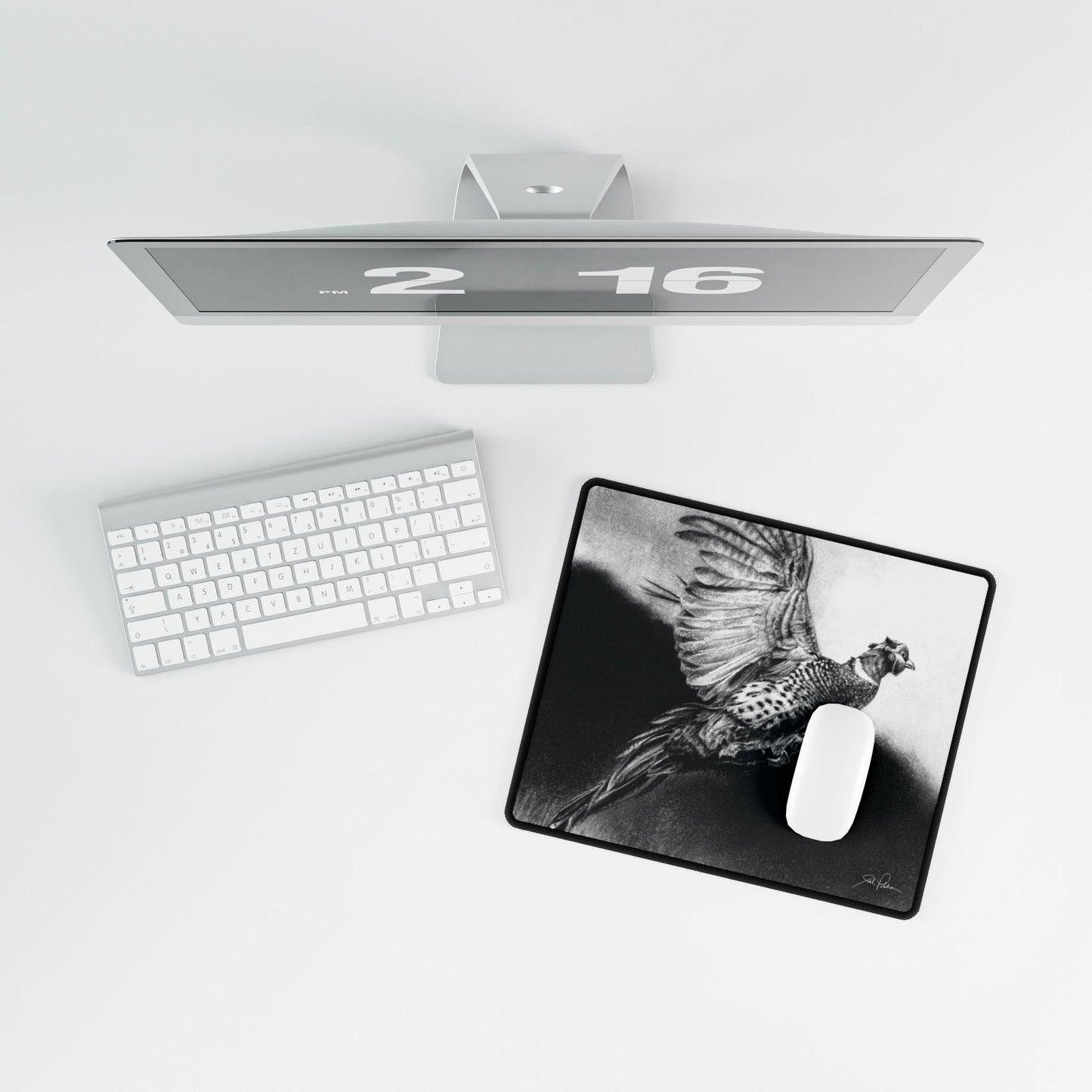 "Flushed" Mouse Pad