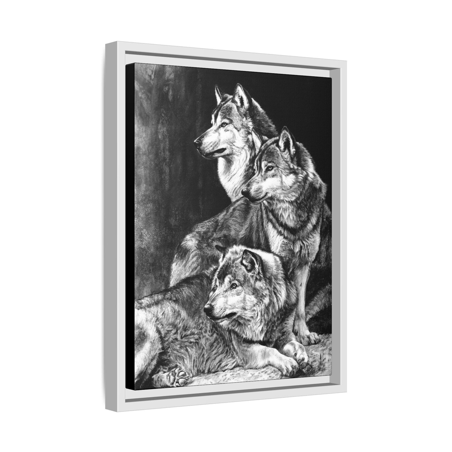 "Sentinels" Framed Canvas