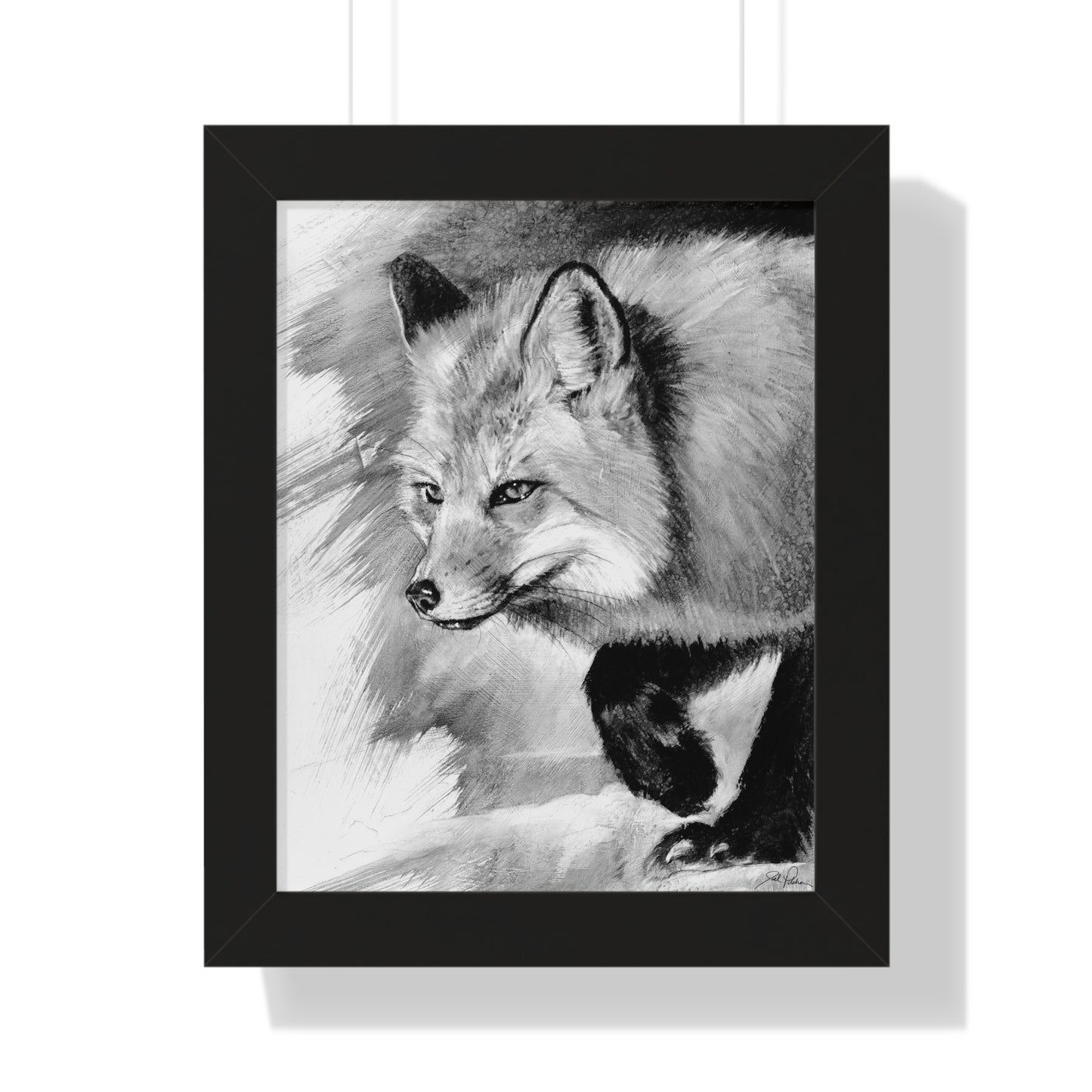 "Fox" Framed Paper Print