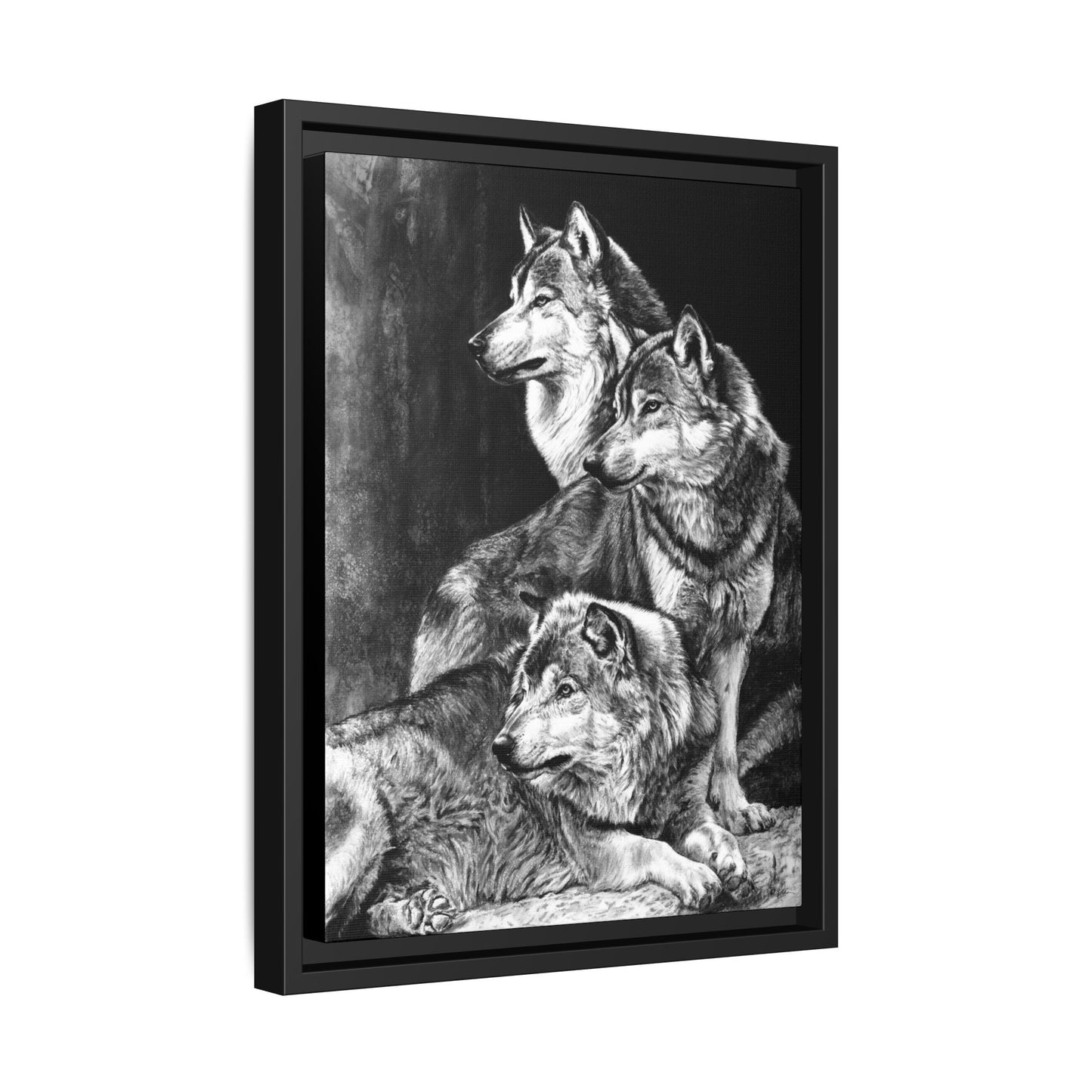 "Sentinels" Framed Canvas