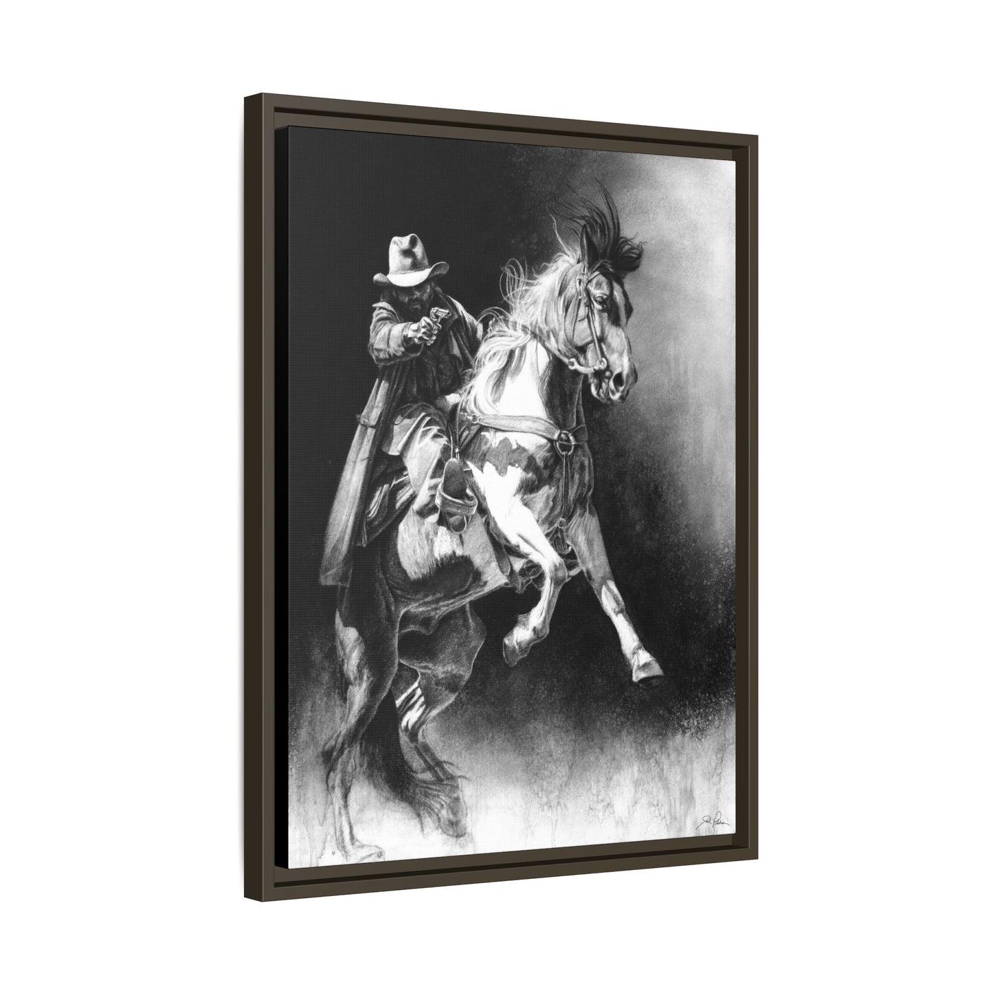 "Rough Rider" Framed Canvas