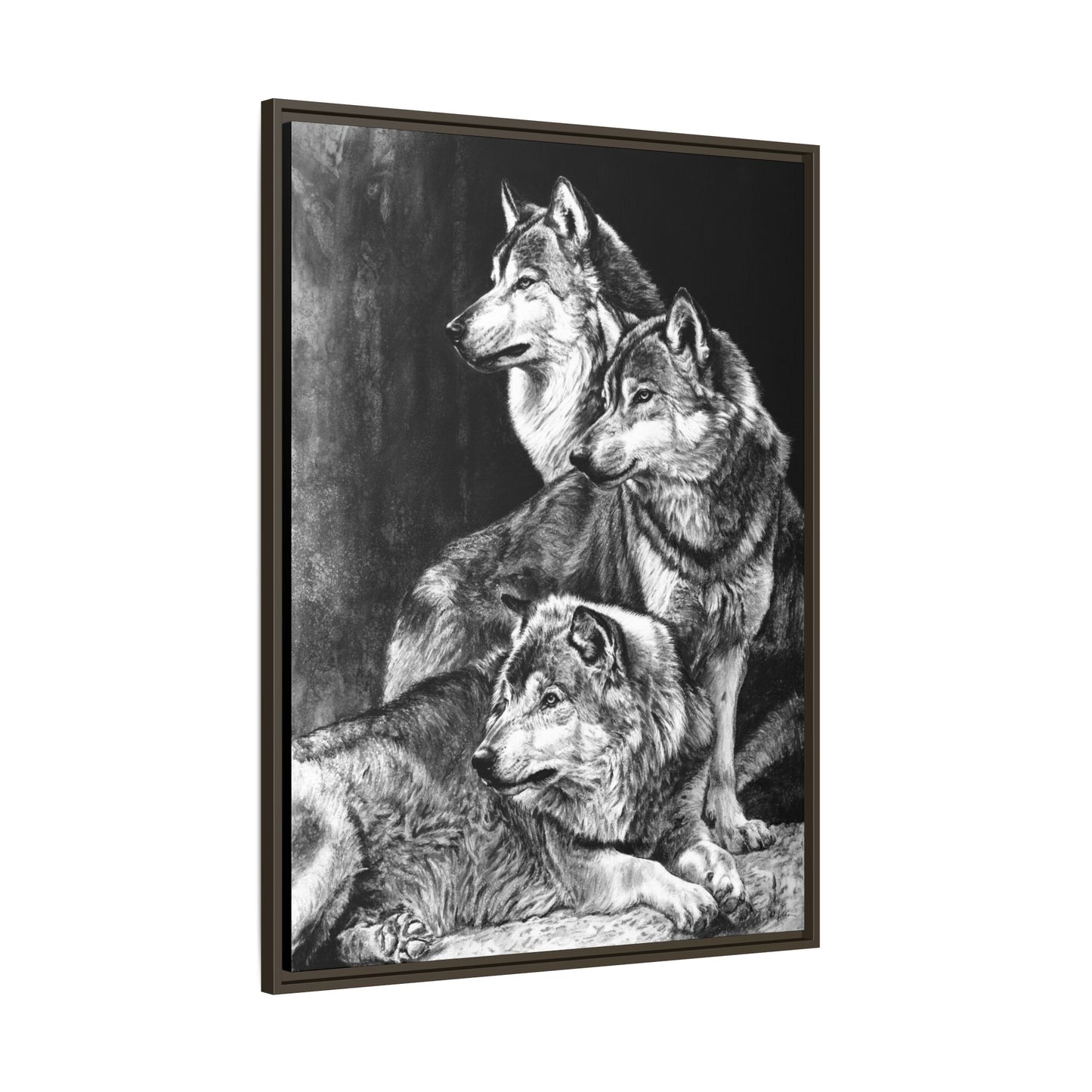 "Sentinels" Framed Canvas