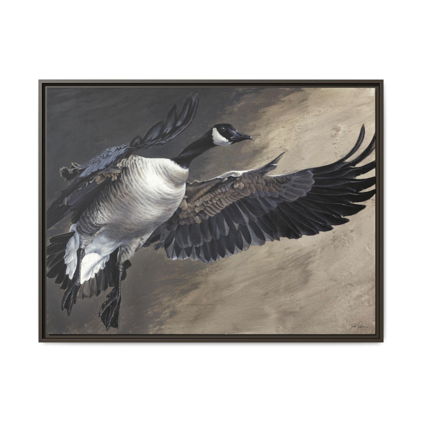 "Homeward Bound" Framed Canvas