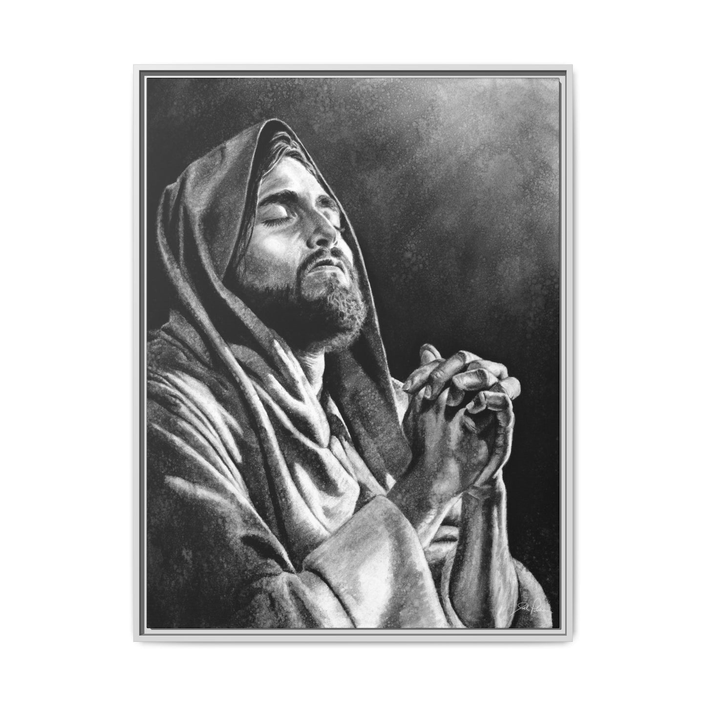 "Thy Will Be Done" Framed Canvas