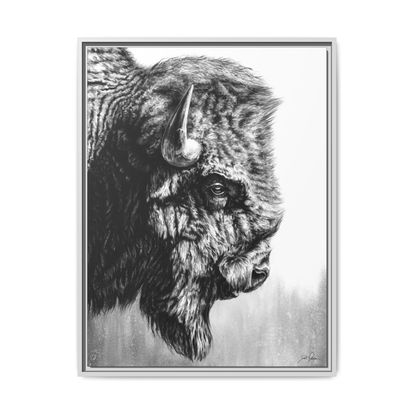 "Headstrong" Framed Canvas