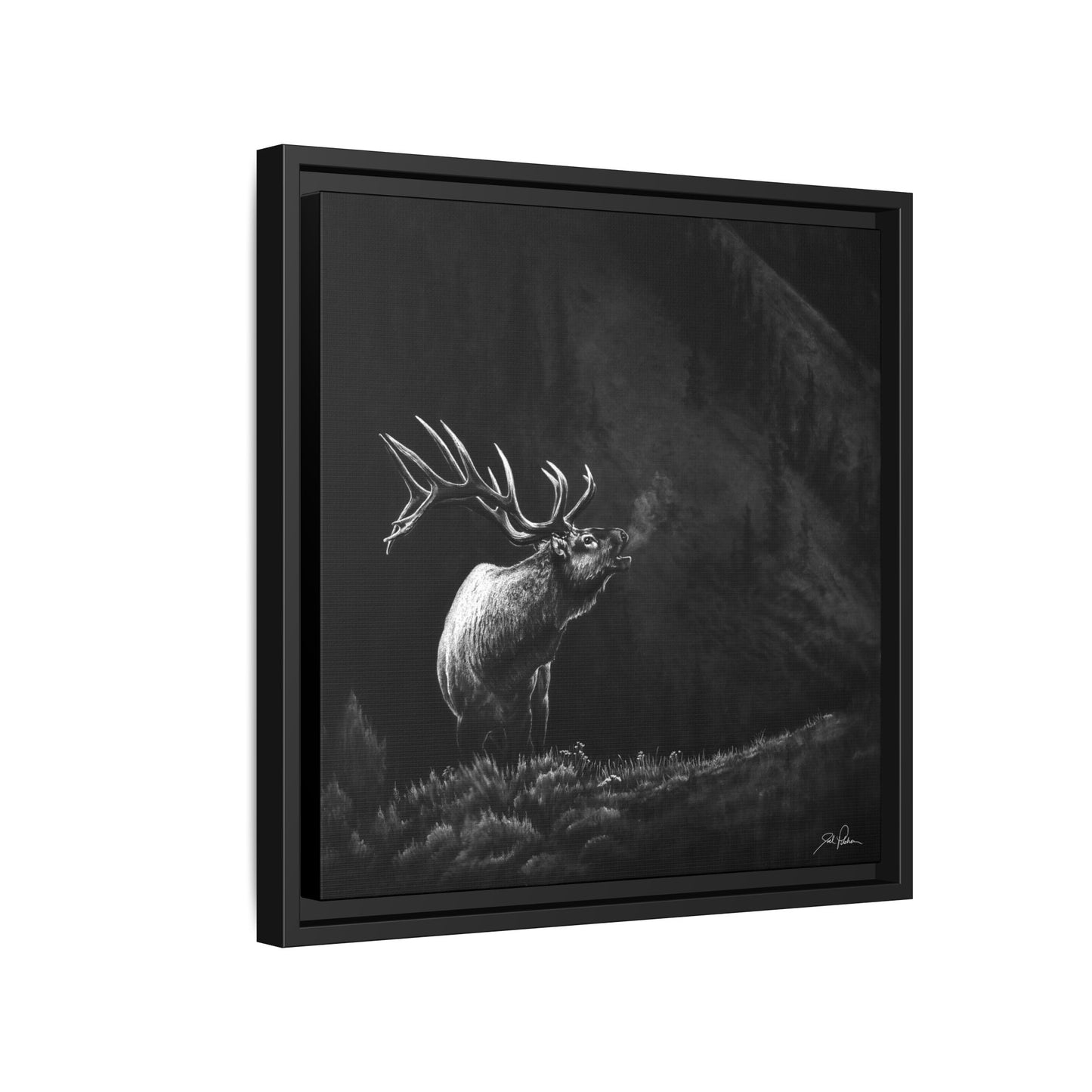 "Mountain Monarch" Framed Canvas
