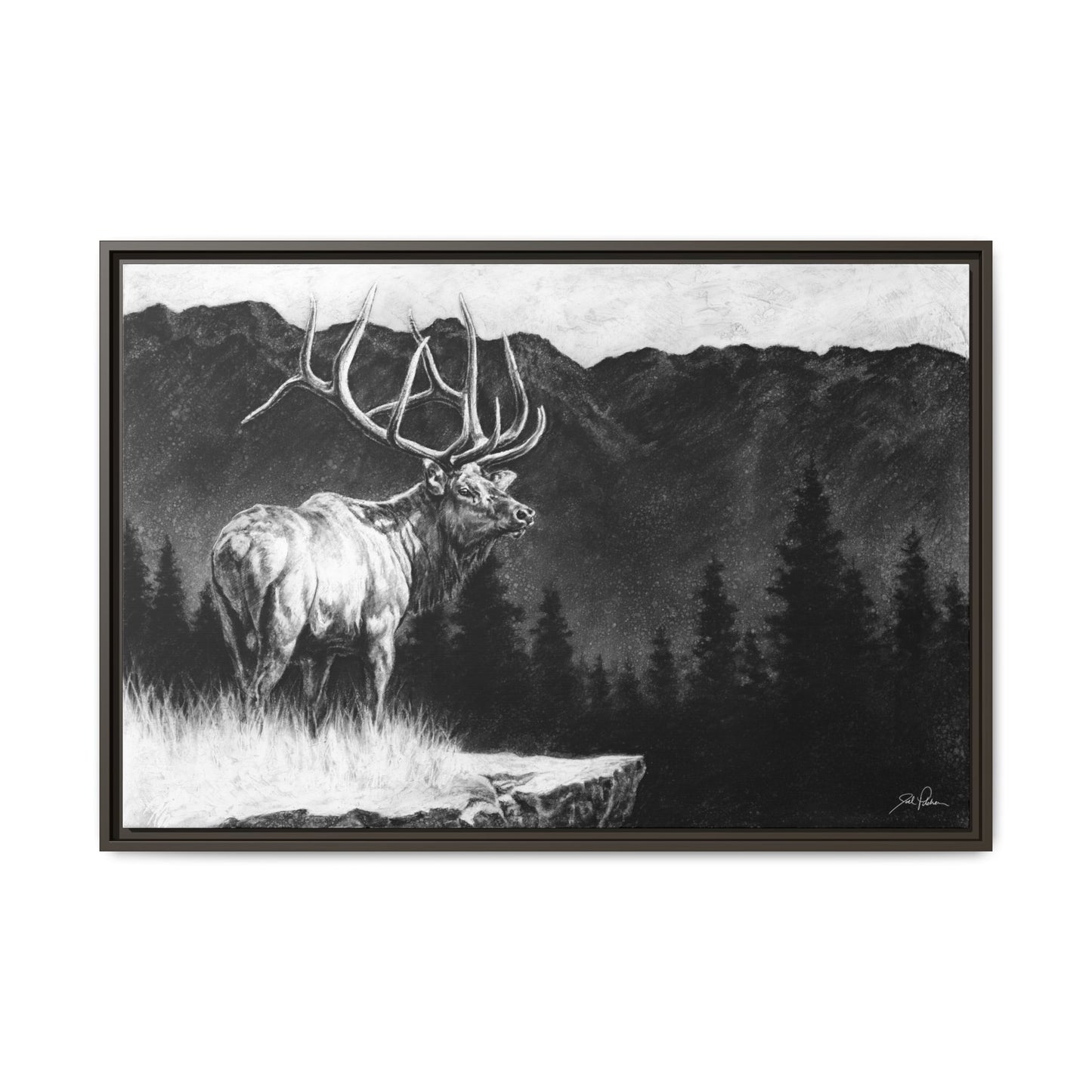 "Relentless" Framed Canvas