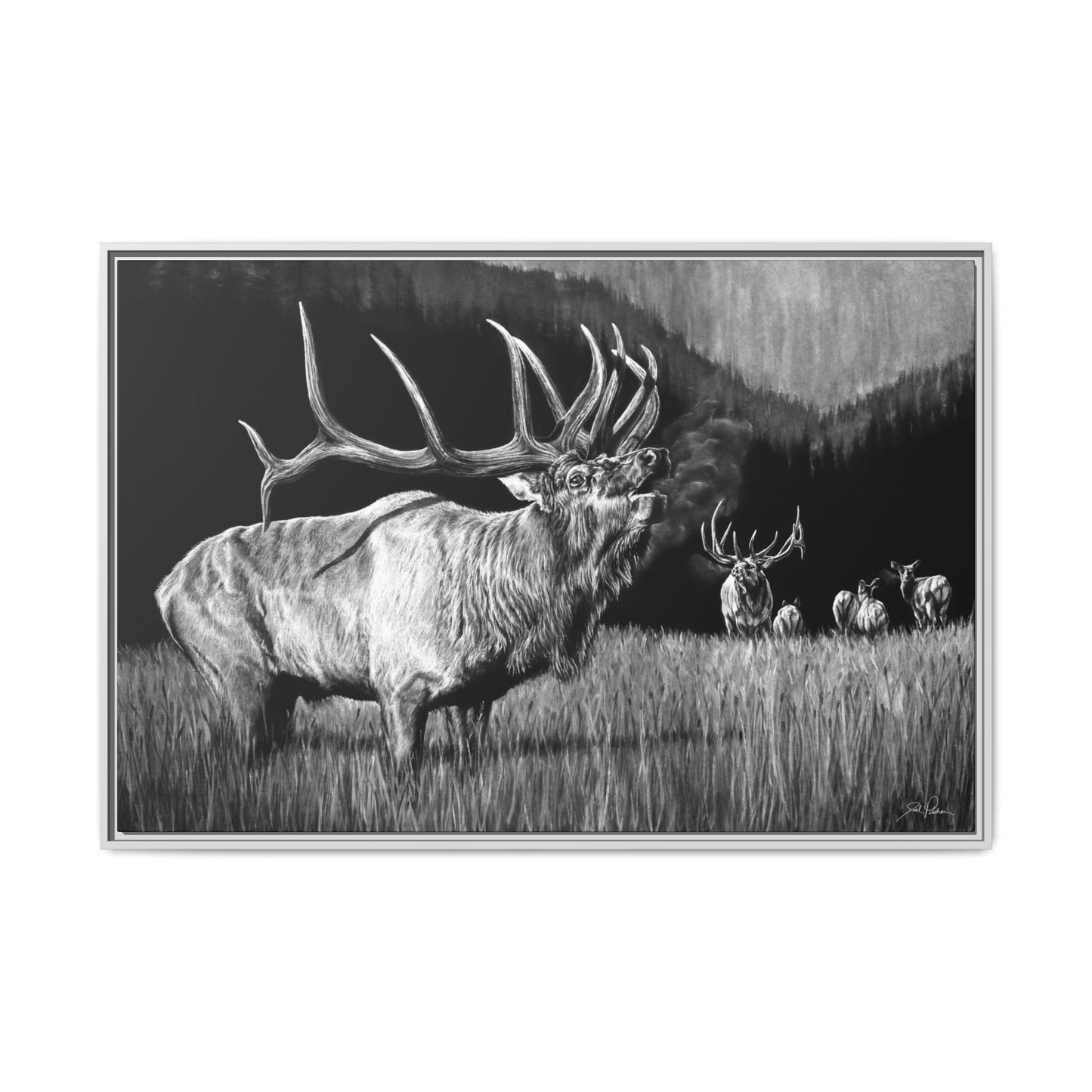 "The Contender" Framed Canvas