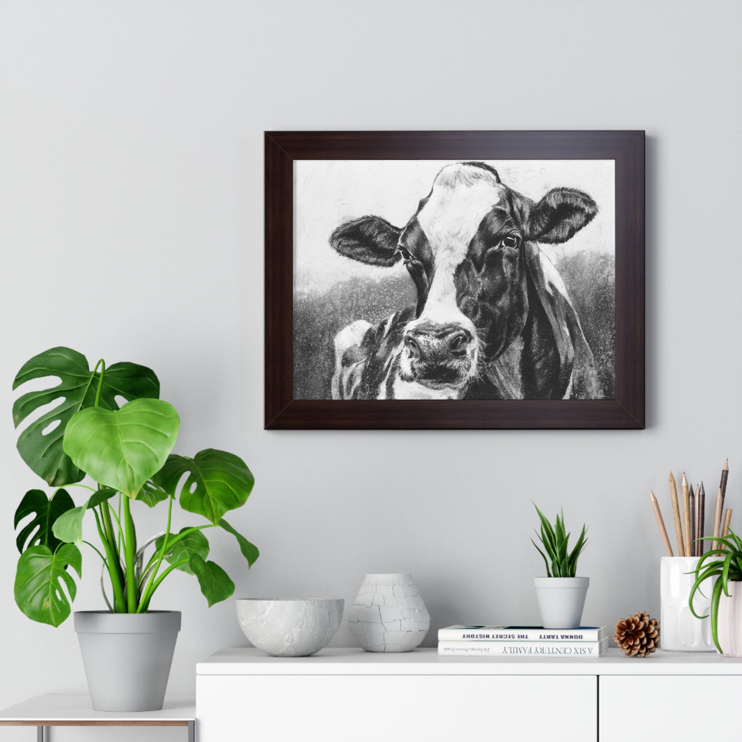 "Holstein" Framed Paper Print