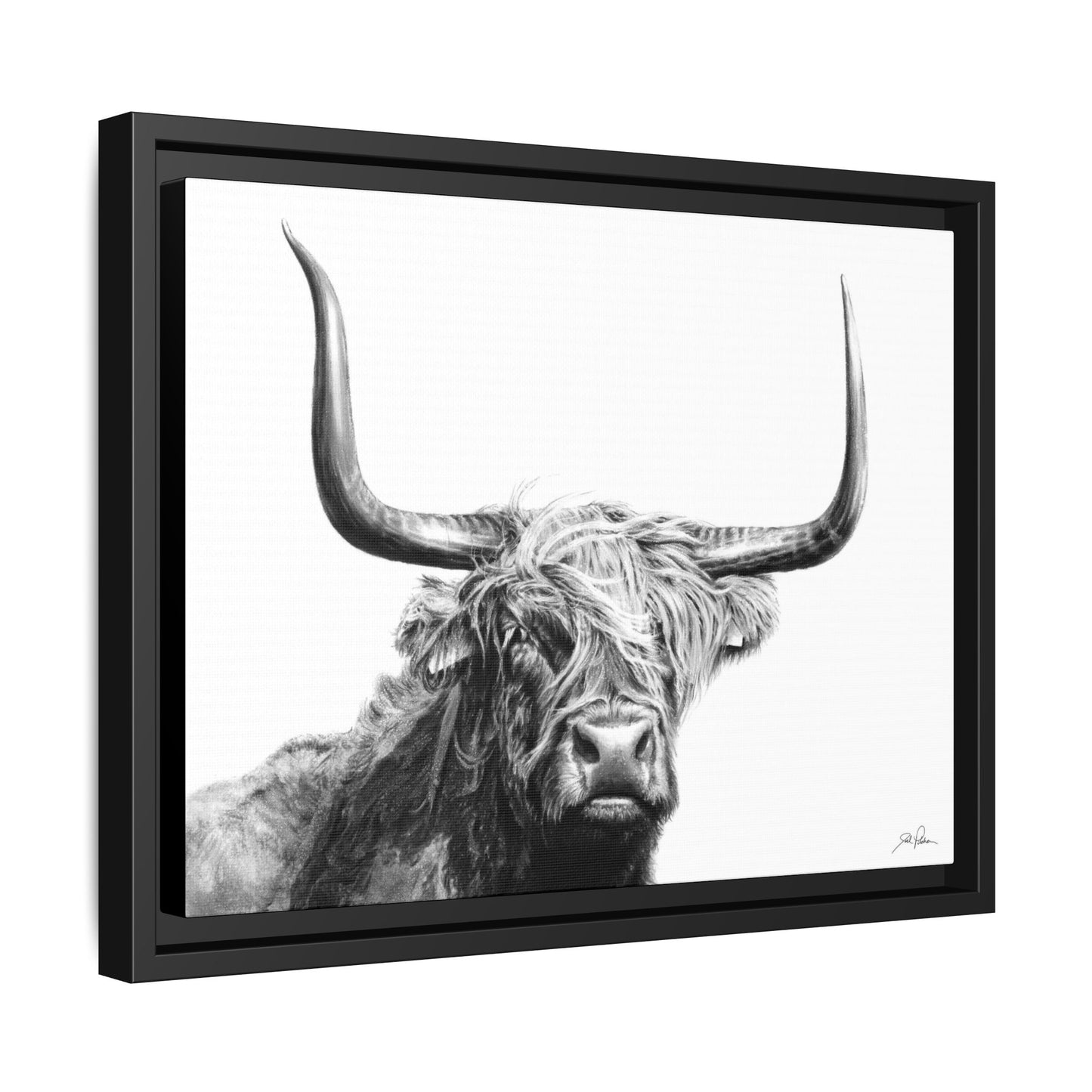 "Highlander" Framed Canvas