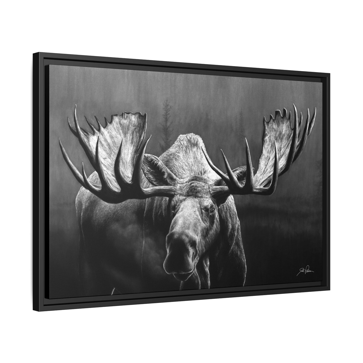 "Wide Load" Framed Canvas