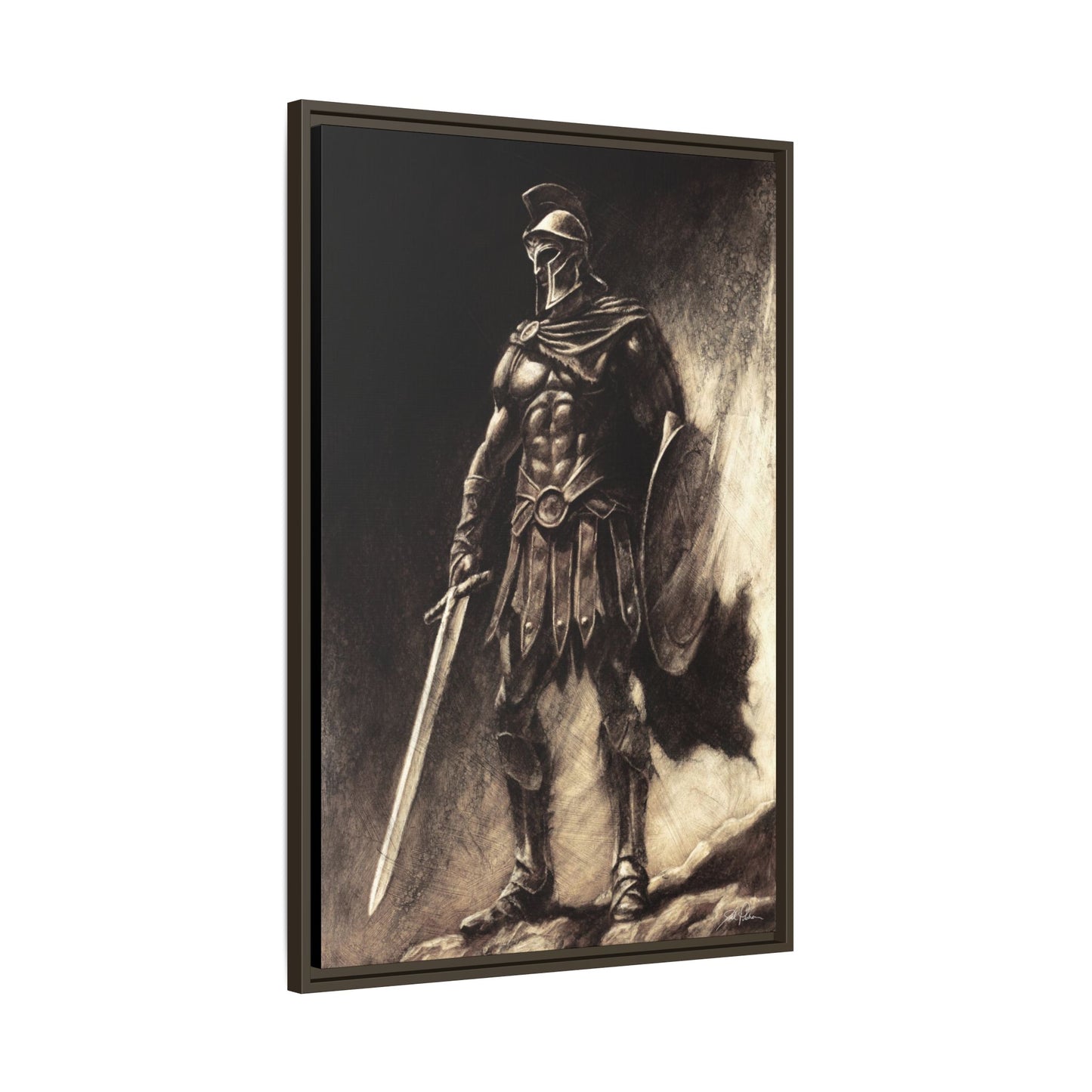 "Armor of God" Framed Canvas