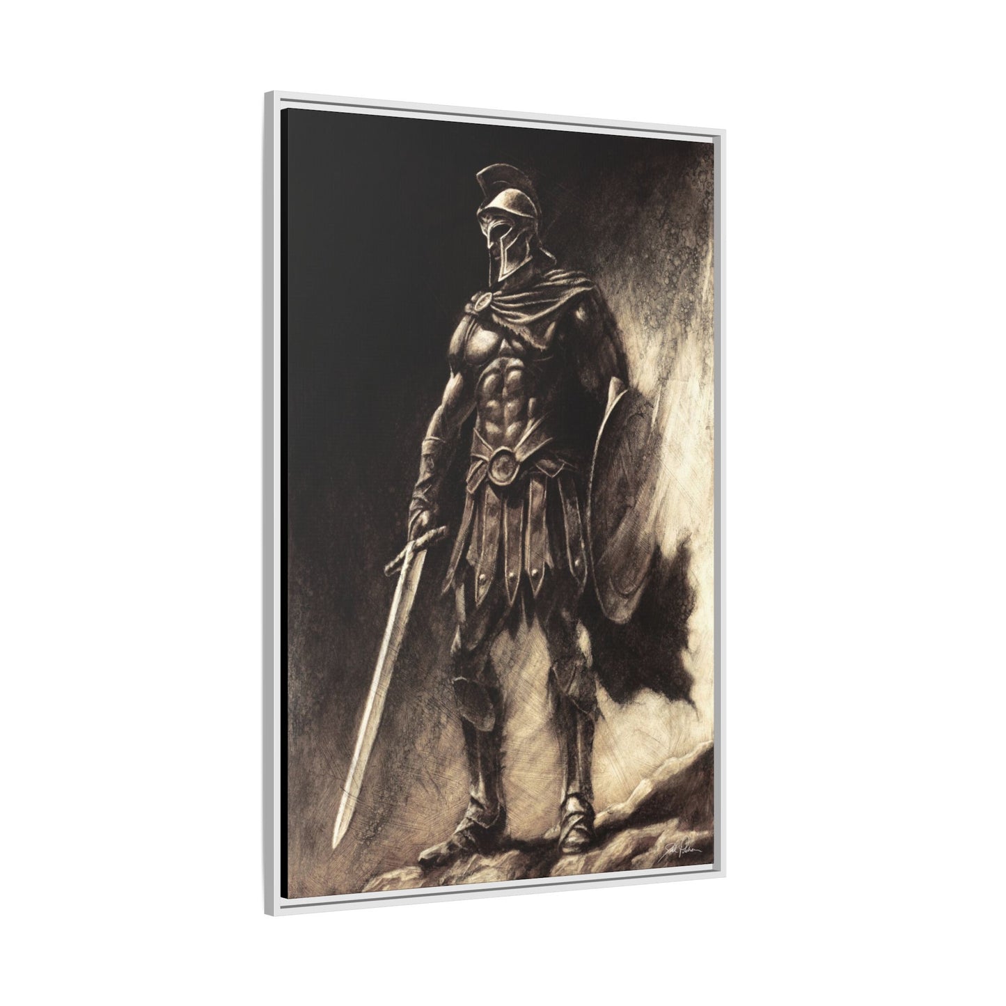 "Armor of God" Framed Canvas