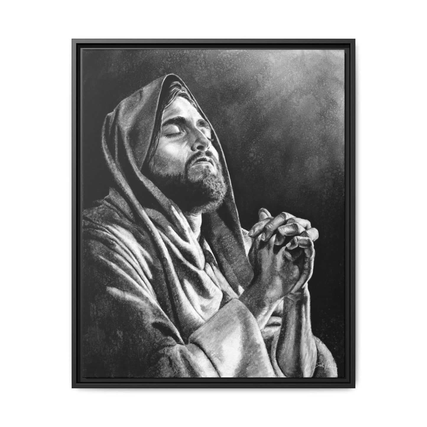 "Thy Will Be Done" Framed Canvas