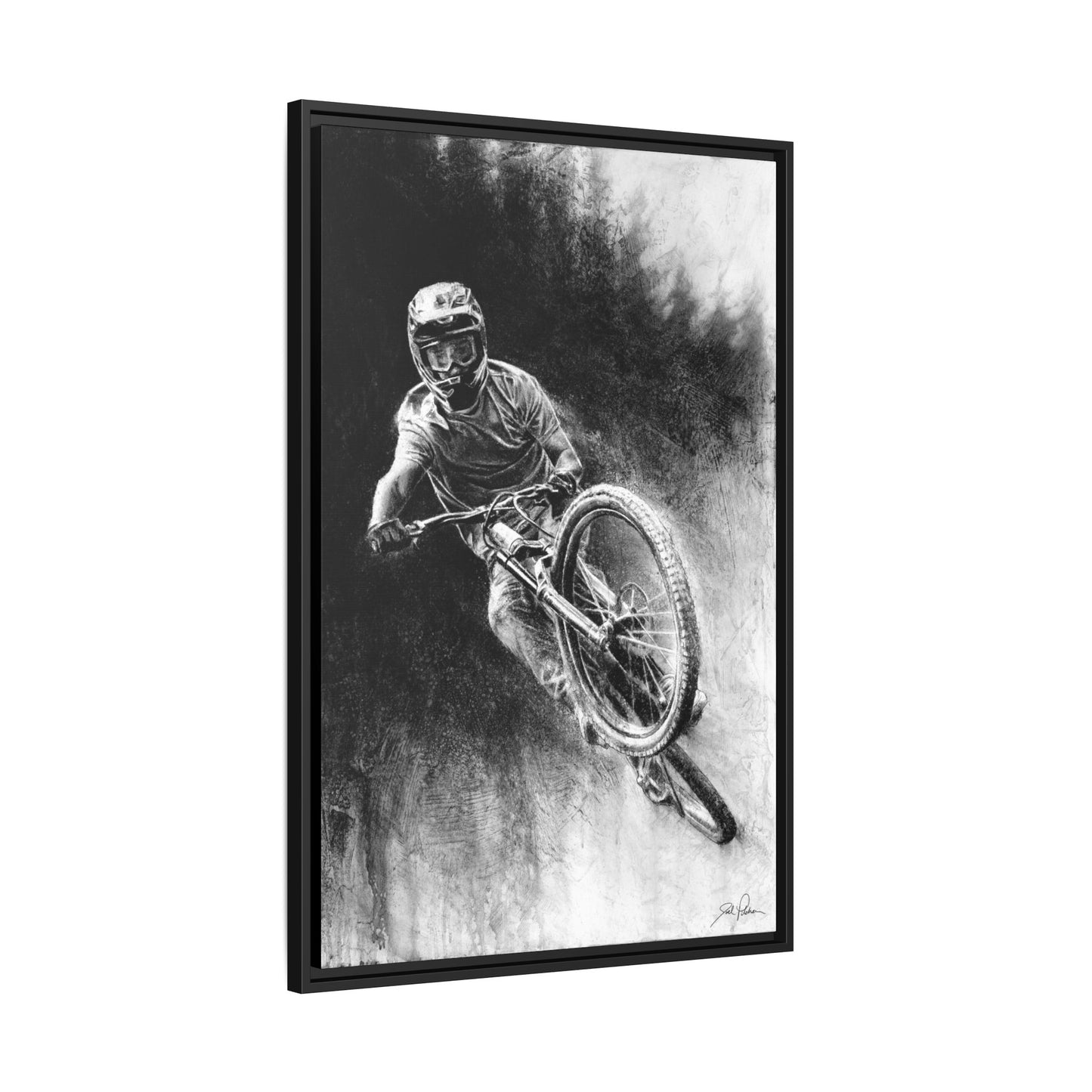 "Mountain Air" Framed Canvas
