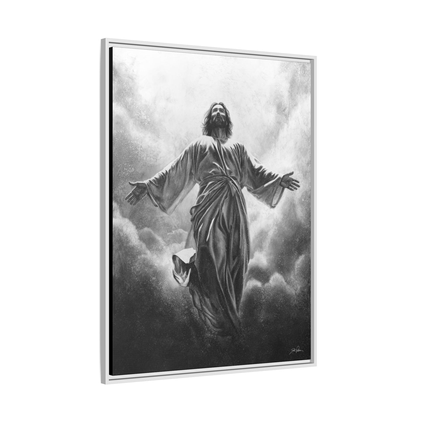 "In His Glory" Framed Canvas